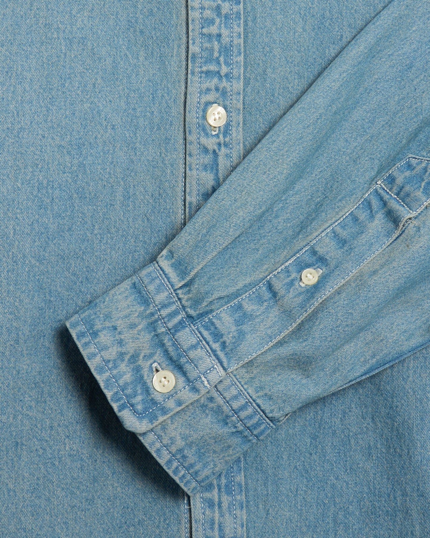 Camisa thisisneverthat® thisisneverthat Washed Men's Denim Shirt para hombre