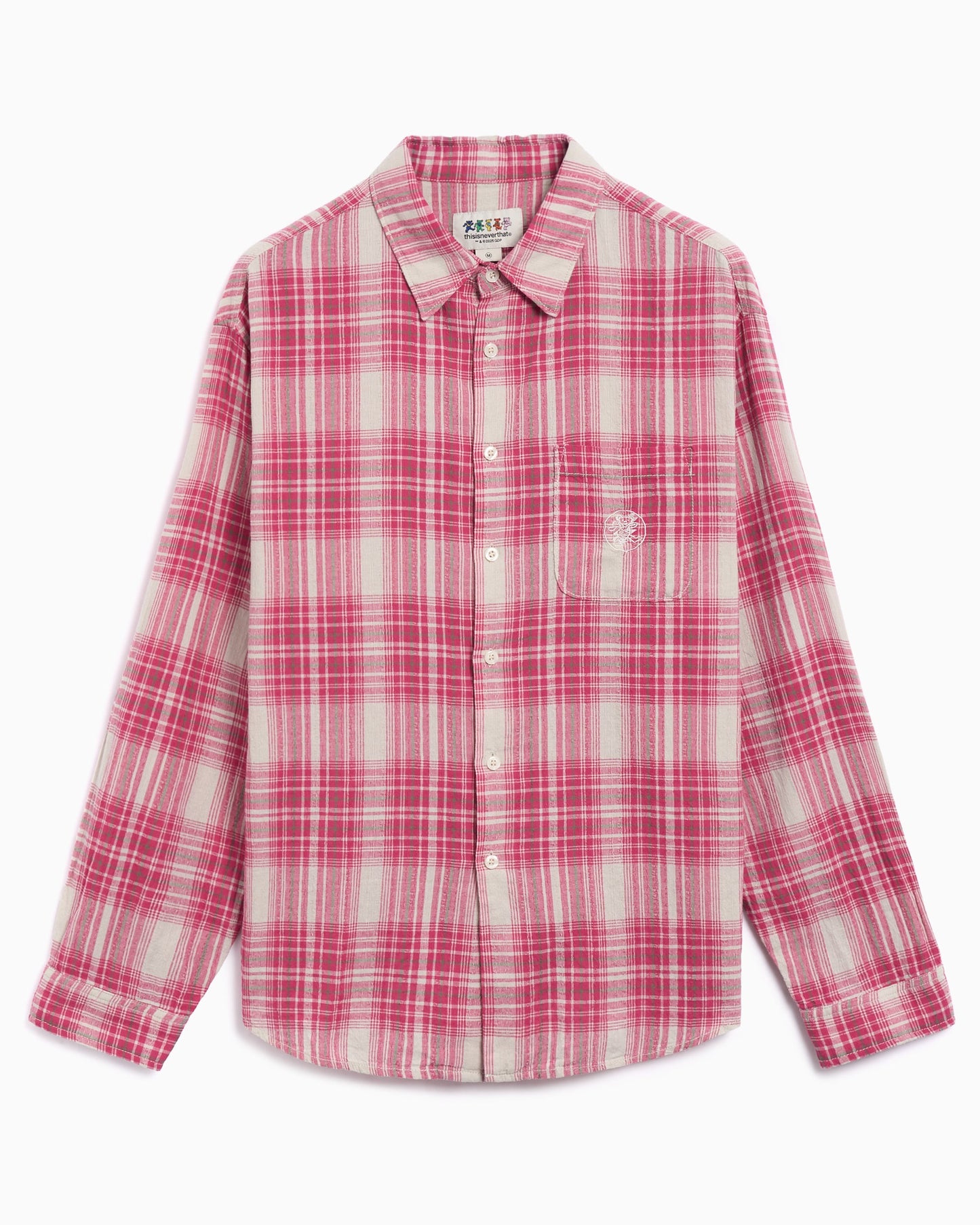 Camisa de cuadros Relaxed thisisneverthat® x Grateful Dead Lightning Bear para hombre