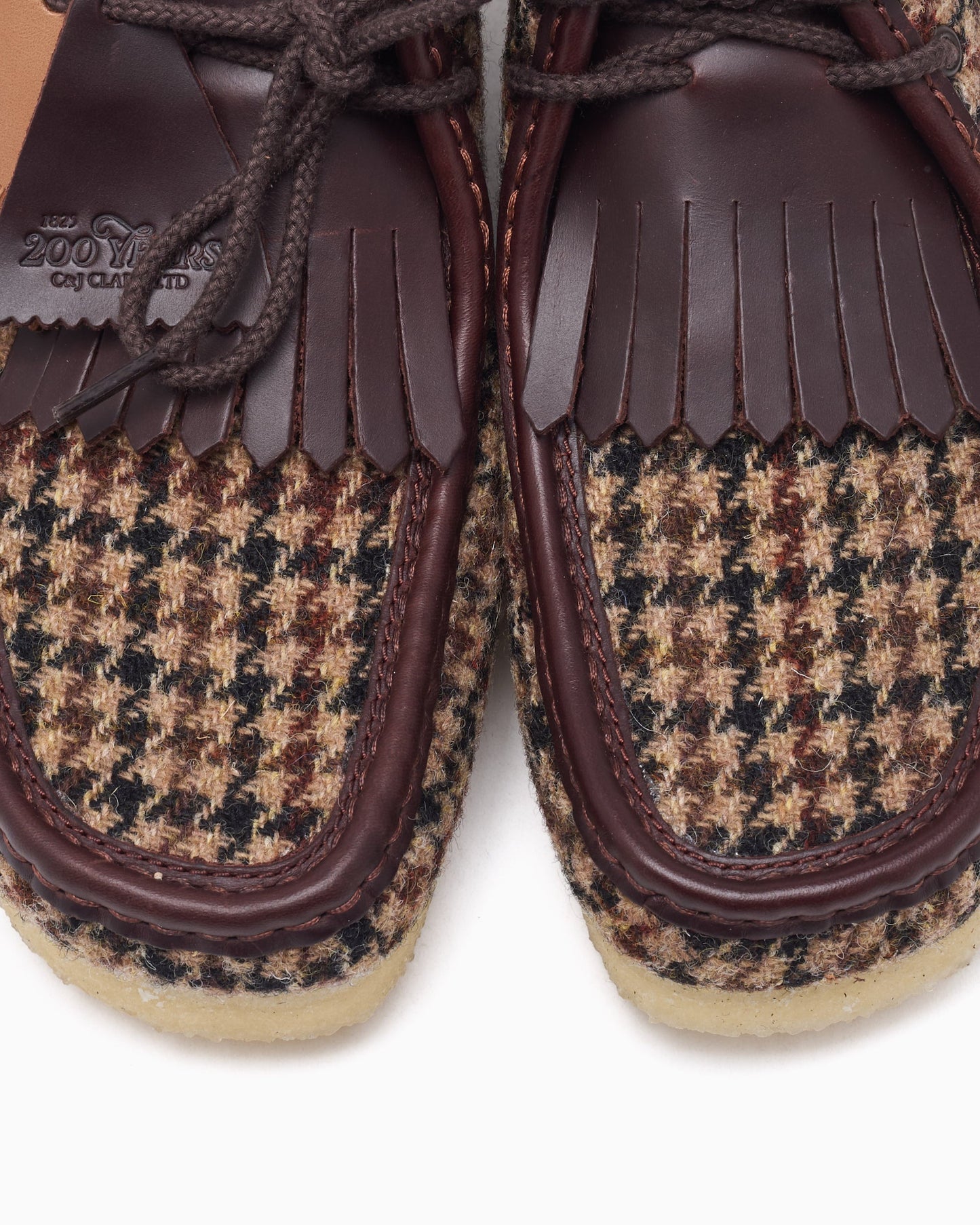 Zapatos Clarks Wallabee Harris Tweed Pack para hombre