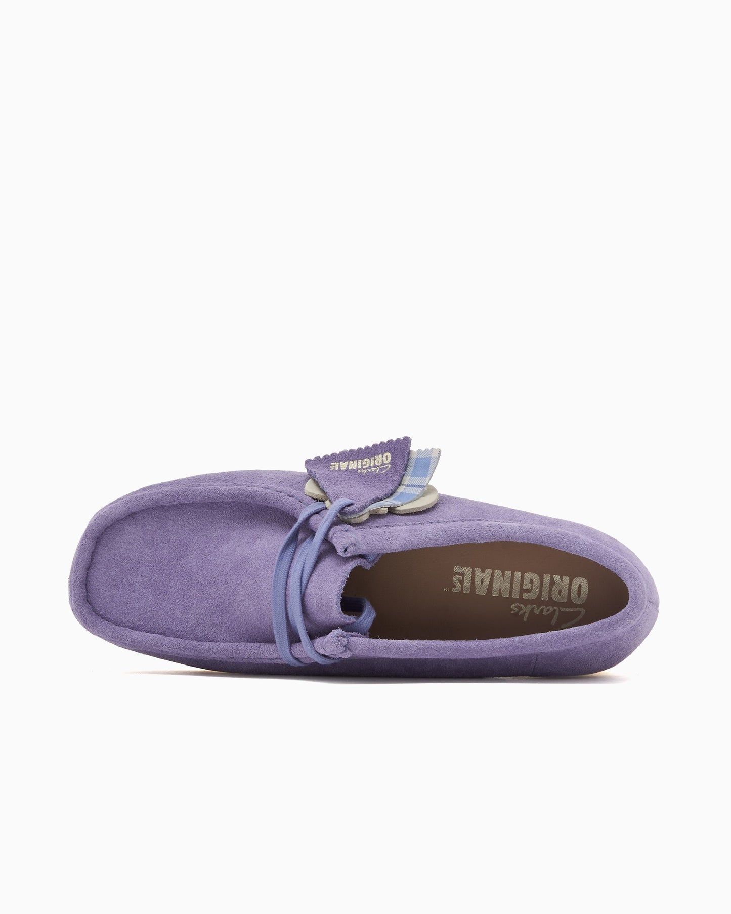 Zapatos Clarks Wallabee Purple Interest para mujer
