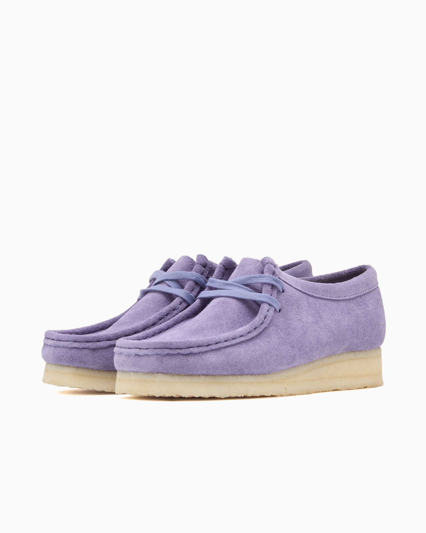 Zapatos Clarks Wallabee Purple Interest para mujer