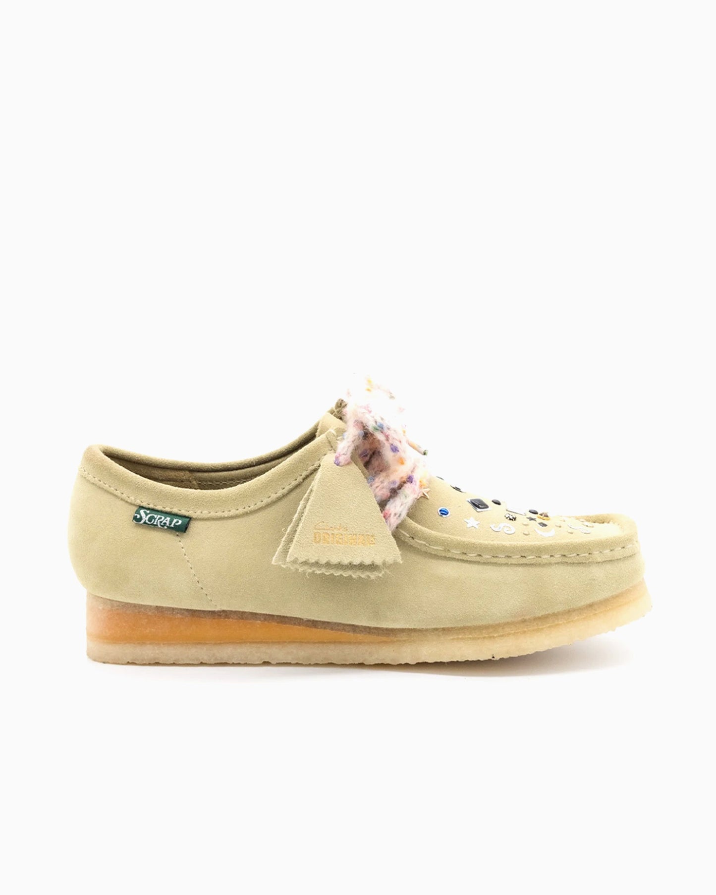 Zapatos SCRAPWORLD x Clarks Wallabee Custom Project para hombre