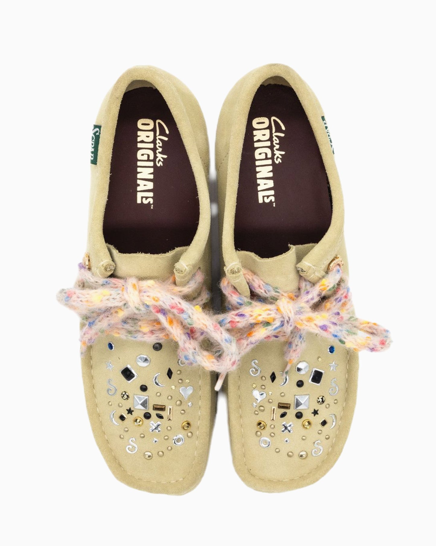 Zapatos SCRAPWORLD x Clarks Wallabee Custom Project para hombre