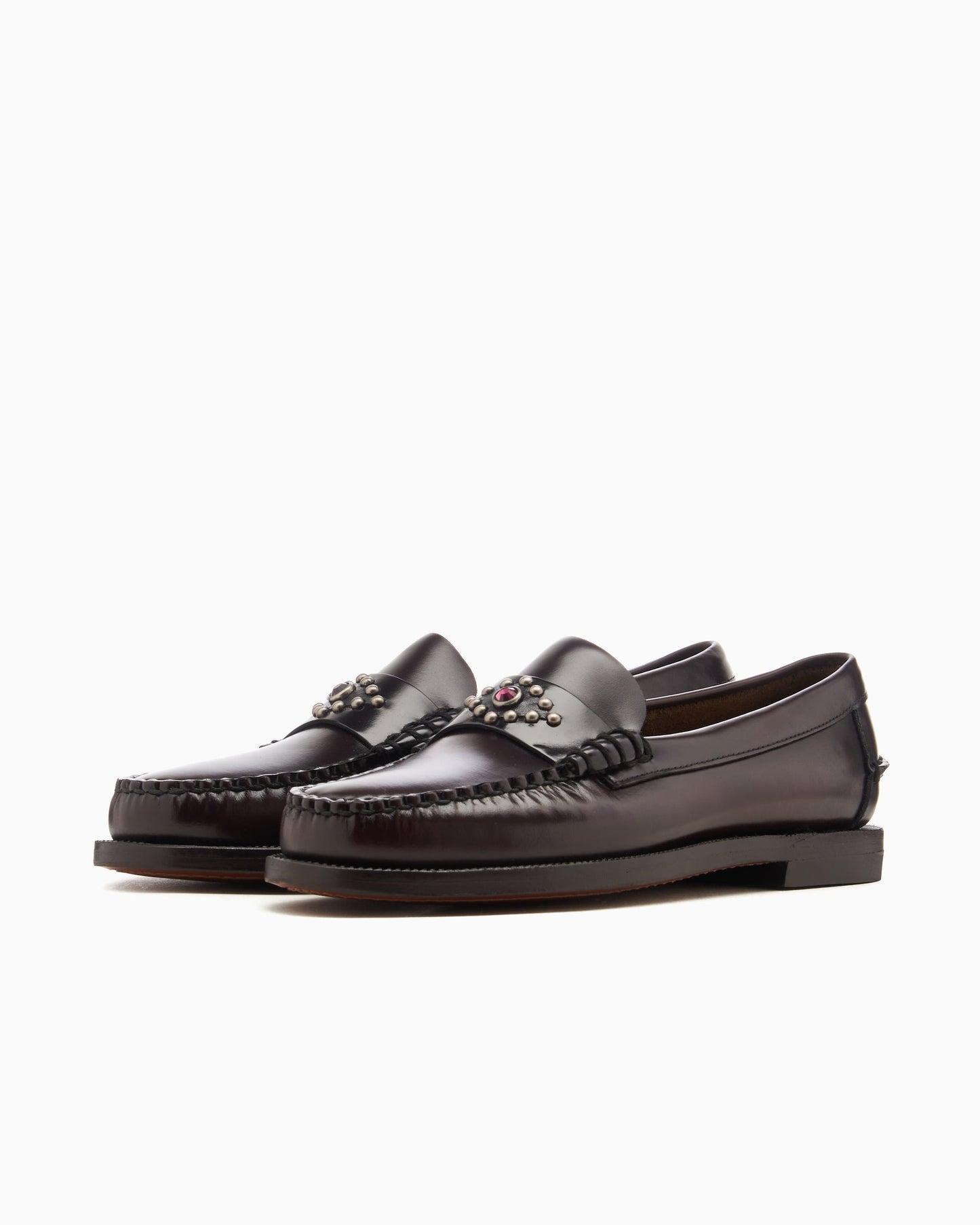 Zapatos Sebago x HTC Women's Classic Dan Rhombus Loafer para mujer