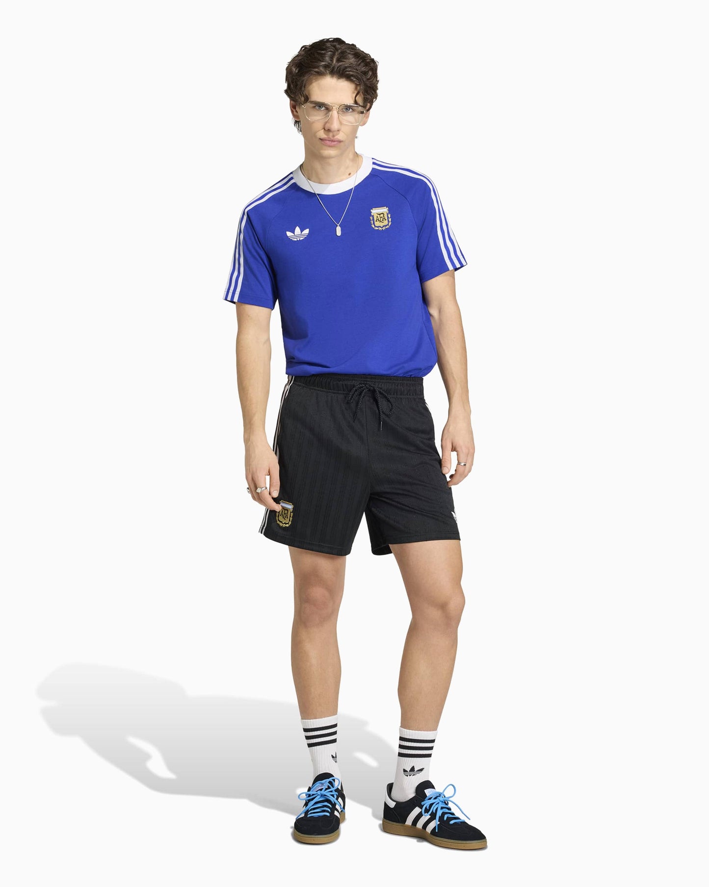 Pantalones cortos adidas Originals Argentina National Football Team para hombre