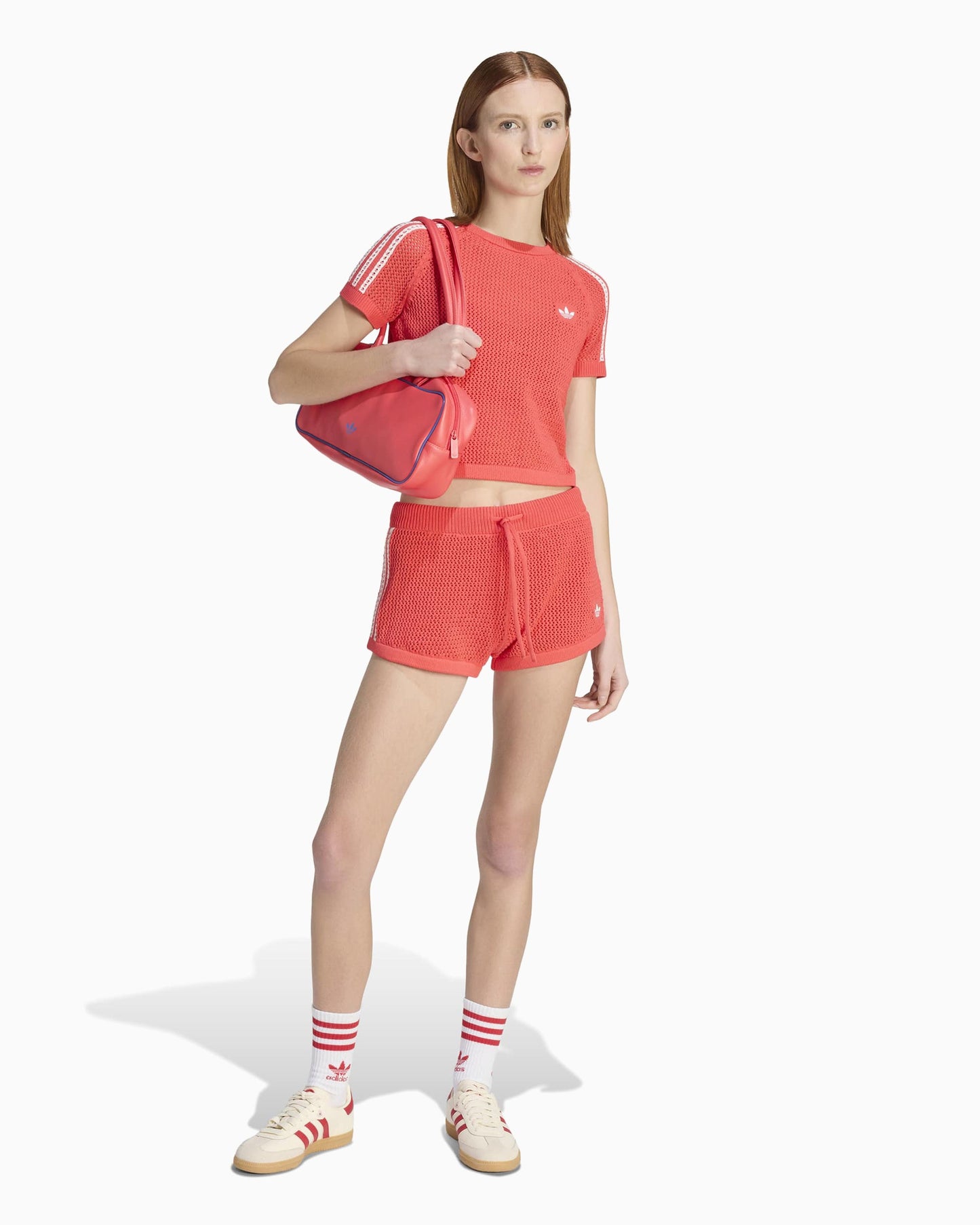 Pantalones cortos Slim adidas Originals Crochet para mujer