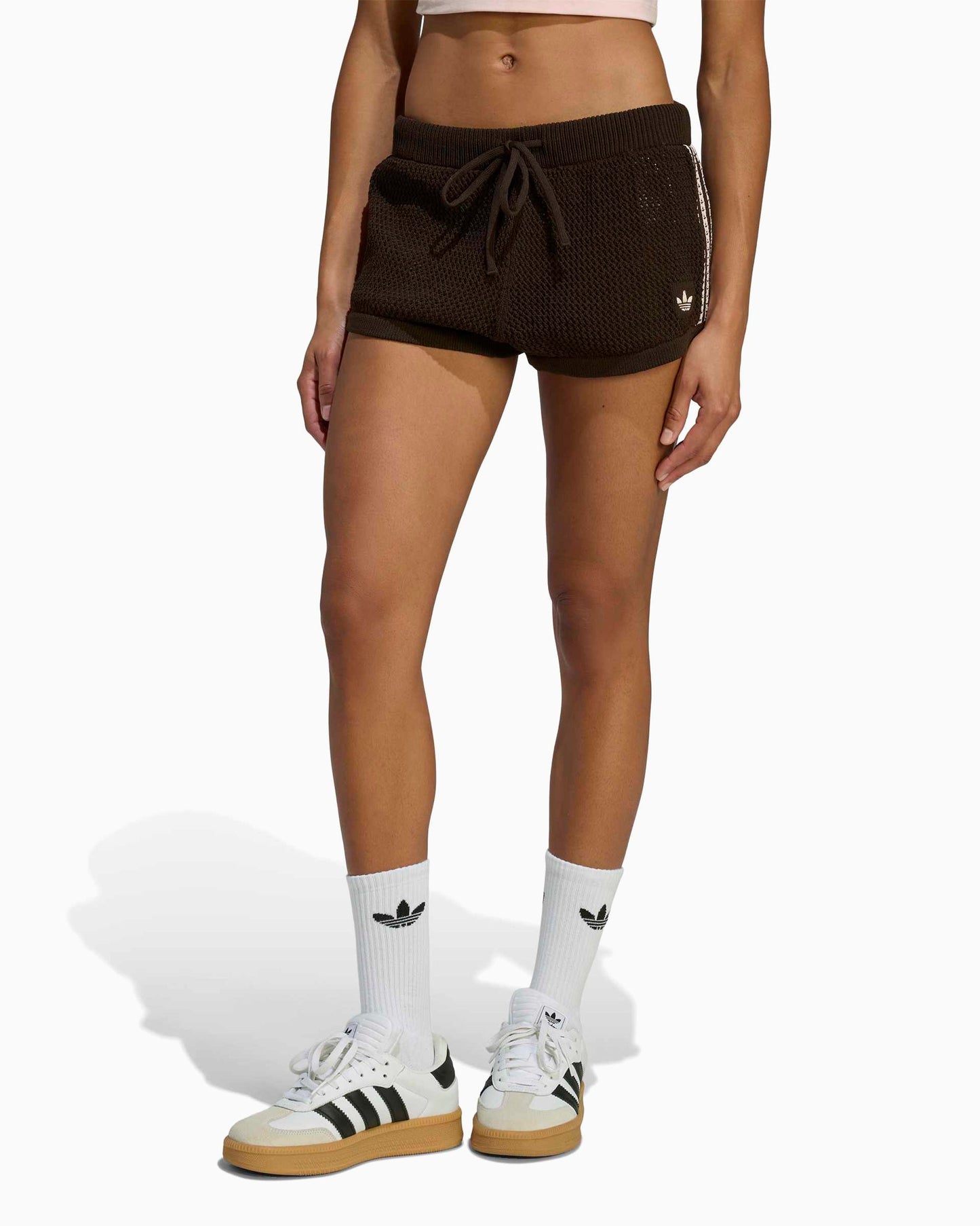 Pantalones cortos Slim adidas Originals Crochet para mujer