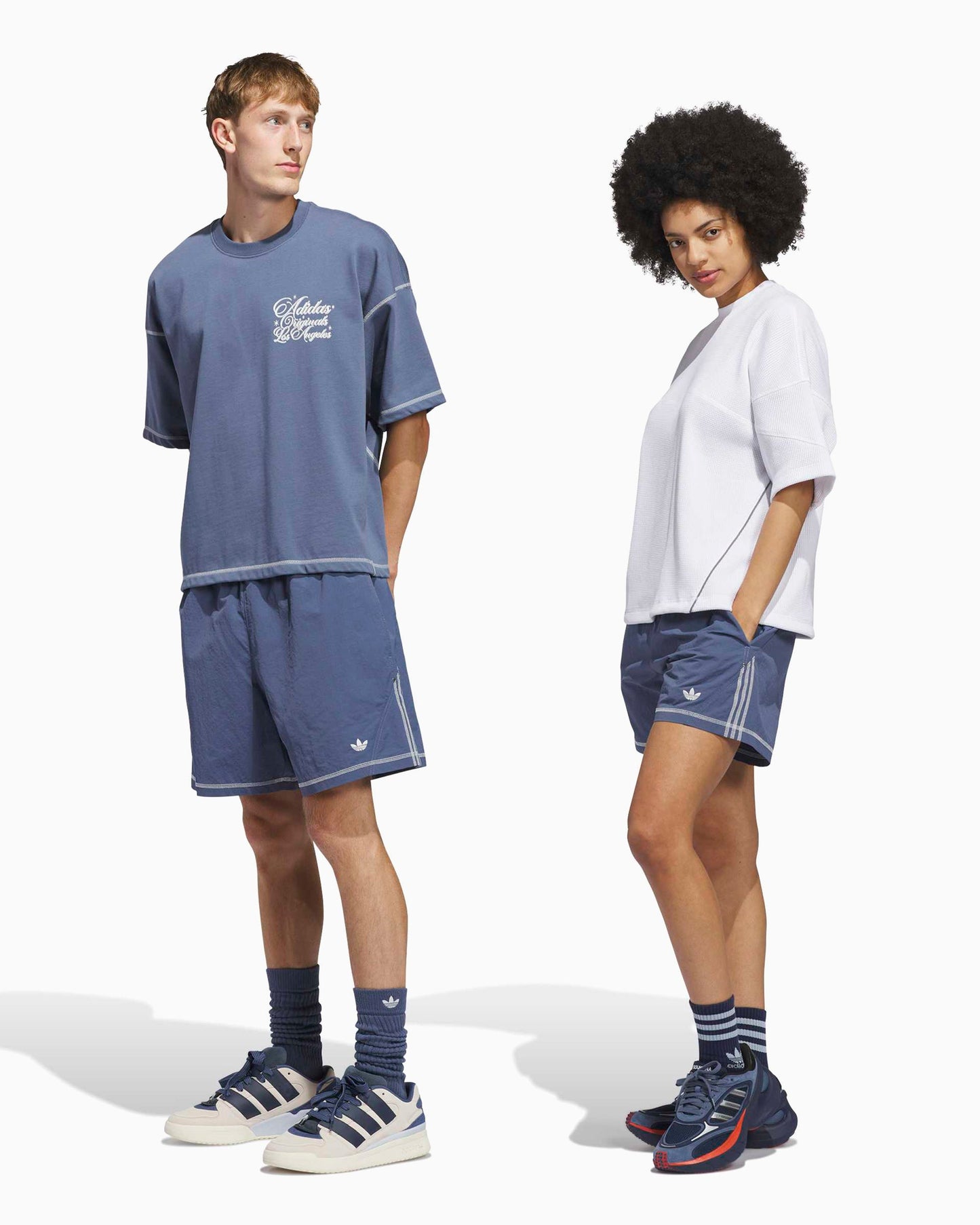 Pantalones cortos Relaxed adidas Originals Los Angeles Long Beach Unisex