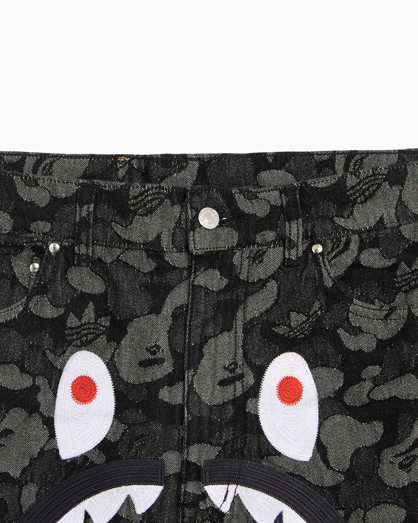 Pantalones cortos Relaxed adidas Originals x BAPE Shark Denim Jorts para hombre