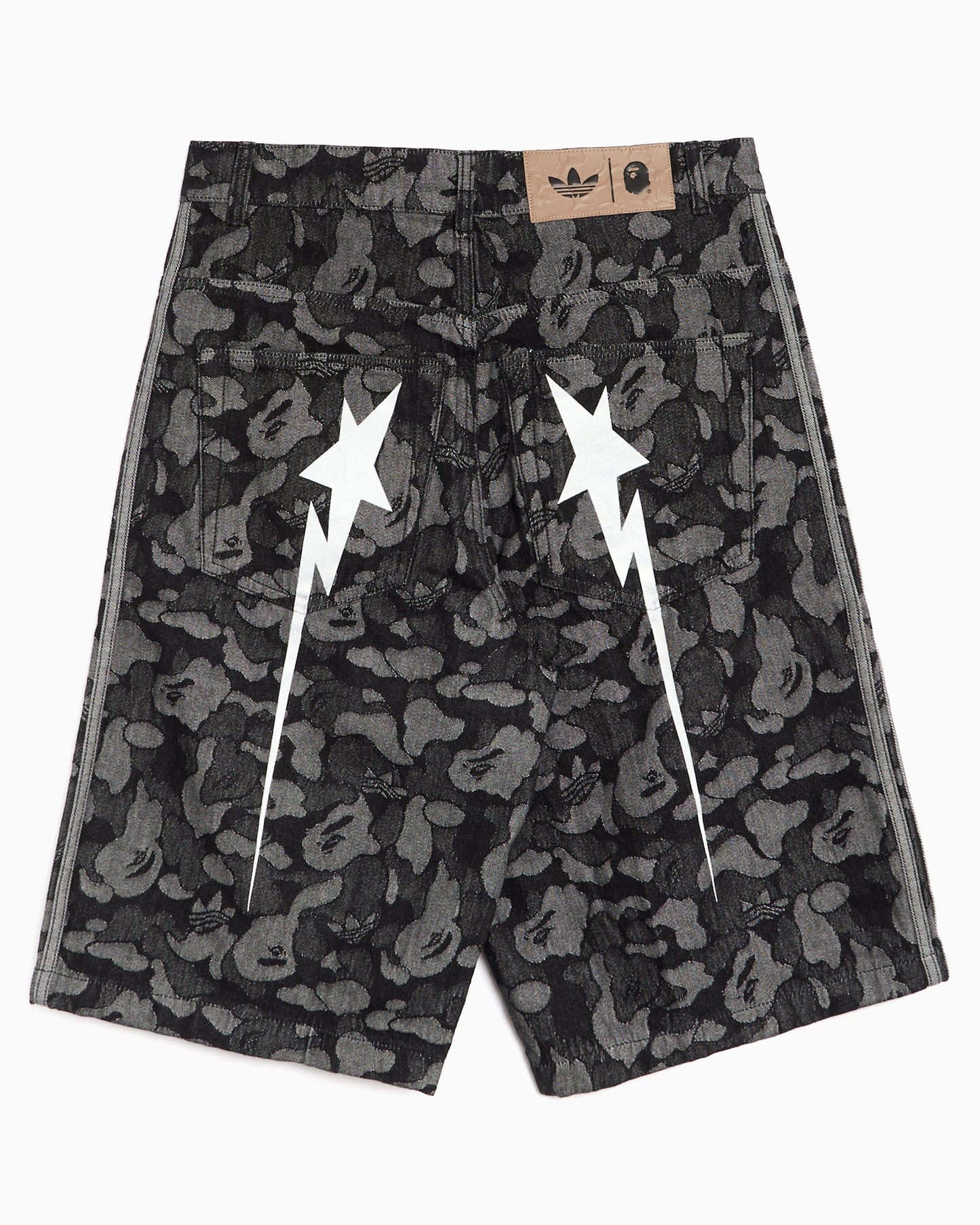 Pantalones cortos Relaxed adidas Originals x BAPE Shark Denim Jorts para hombre