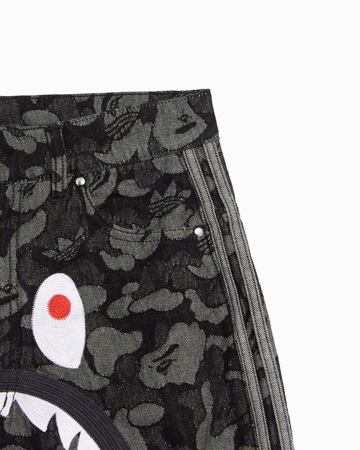 Pantalones cortos Relaxed adidas Originals x BAPE Shark Denim Jorts para hombre
