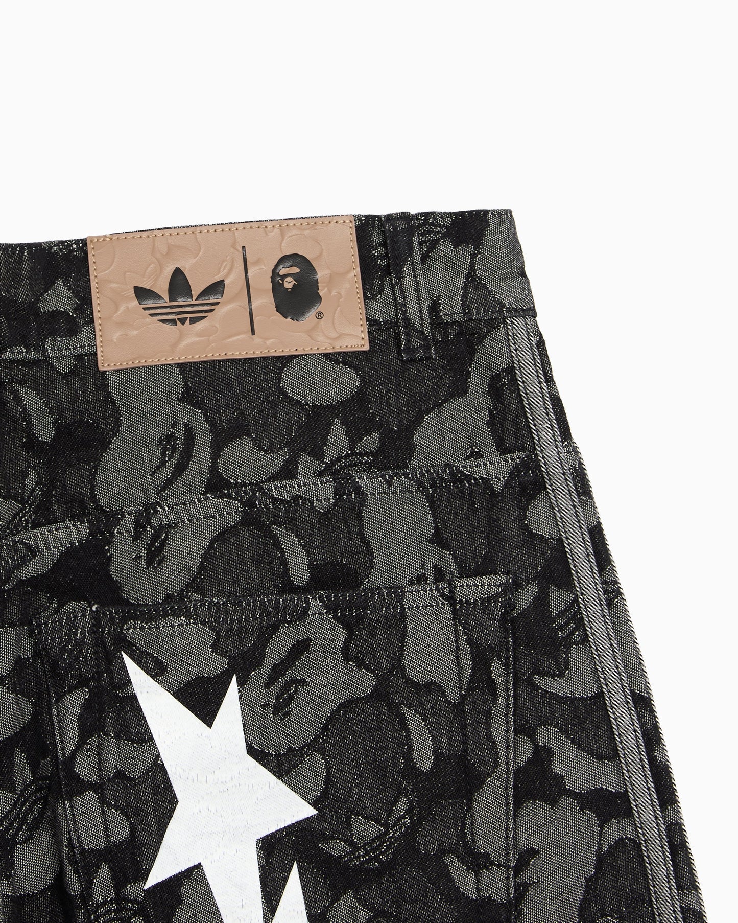 Pantalones cortos Relaxed adidas Originals x BAPE Shark Denim Jorts para hombre