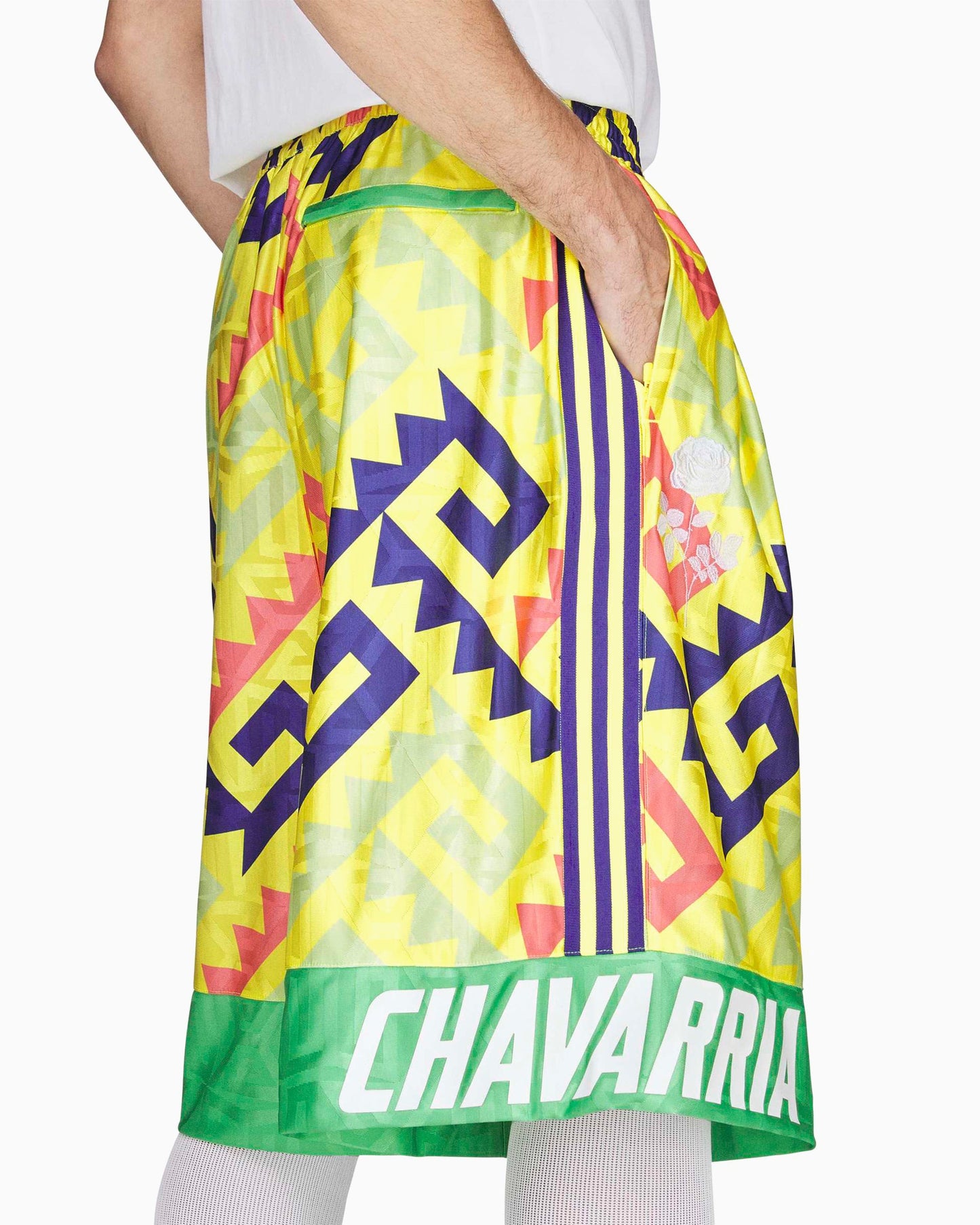 Pantalones cortos Oversize adidas Originals x Willy Chavarria Goalkeeper para hombre