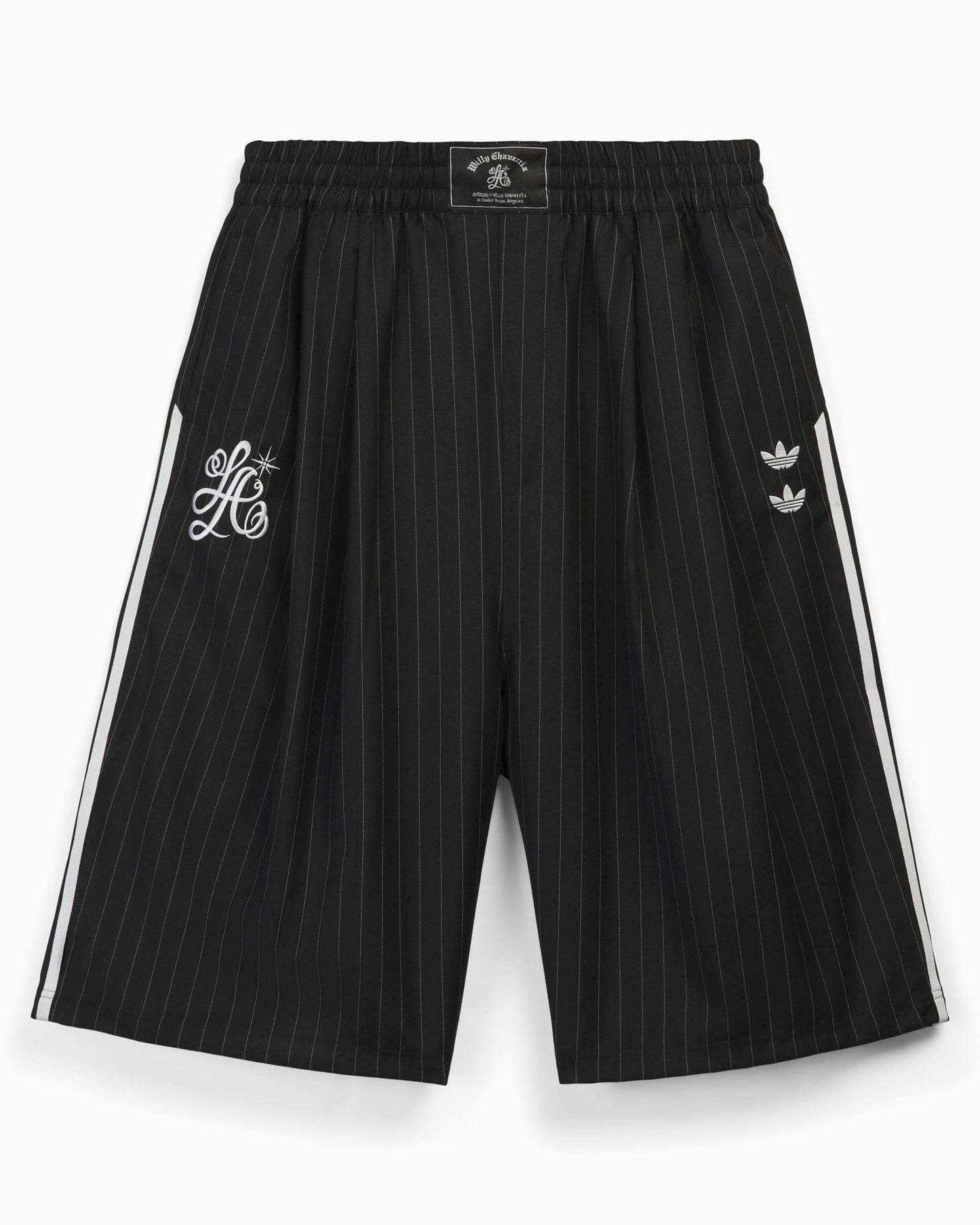 Pantalones cortos Oversize adidas Originals x Willy Chavarria Pinstripe para hombre