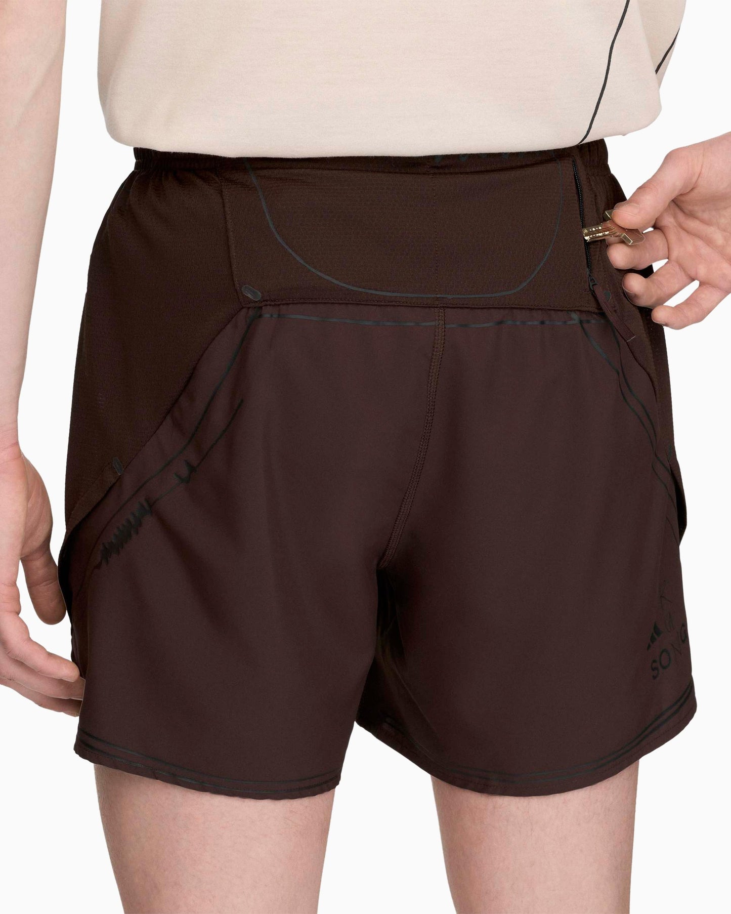 Pantalones cortos adidas Performance x Song For The Mute Running adi365 para hombre