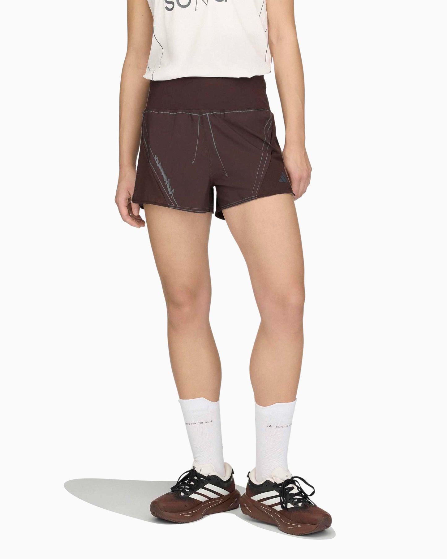 Pantalones cortos adidas Performance x Song For The Mute Running adi365 para mujer