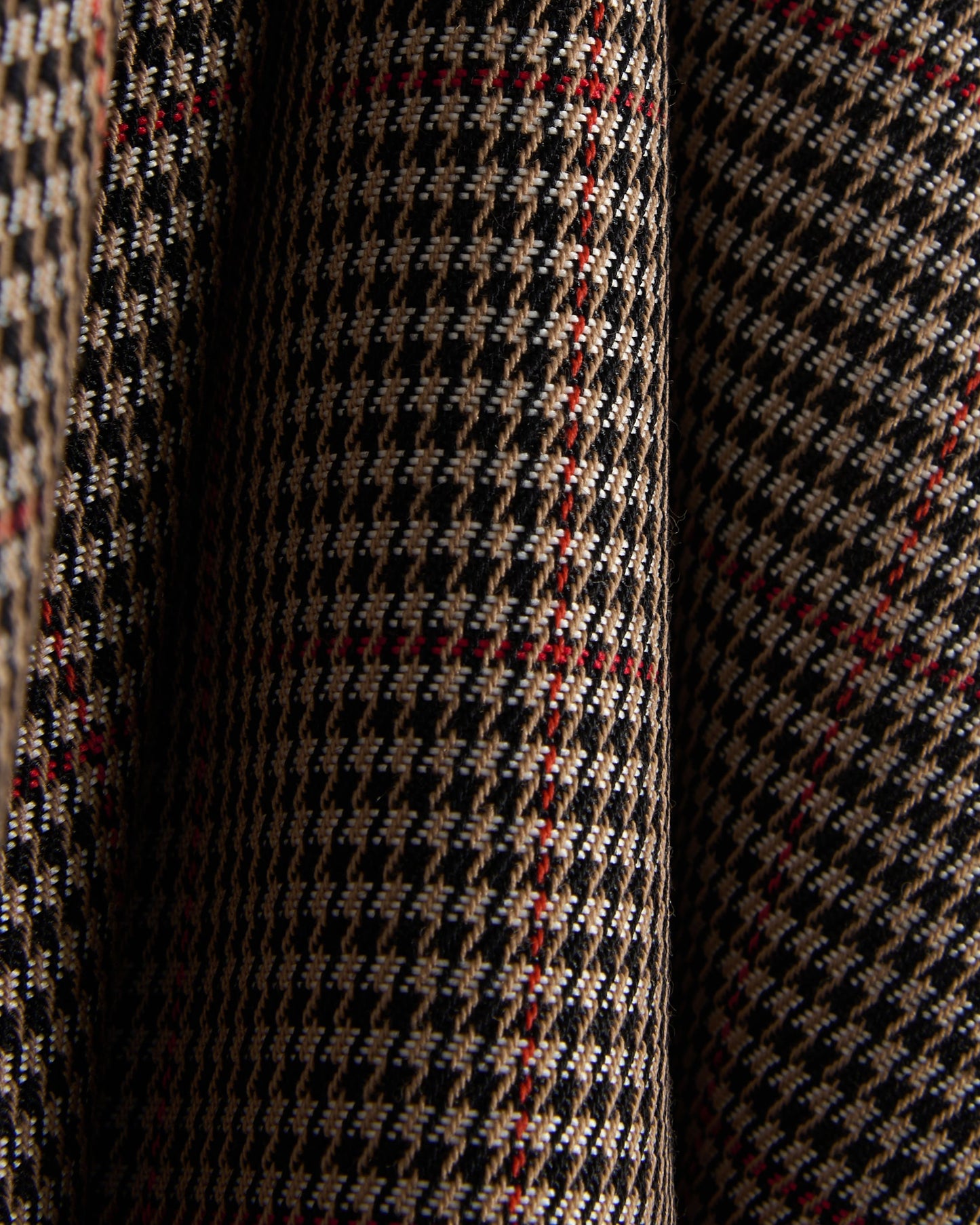 Pantalones cortos Brain Dead x Brooks Brothers Houndstooth Plaid Pleated para hombre