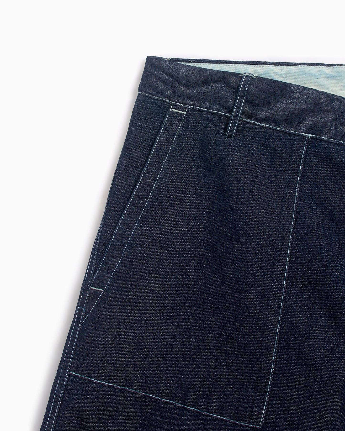 Pantalones cortos CP Company Men's Logo Patch Denim Shorts para hombre