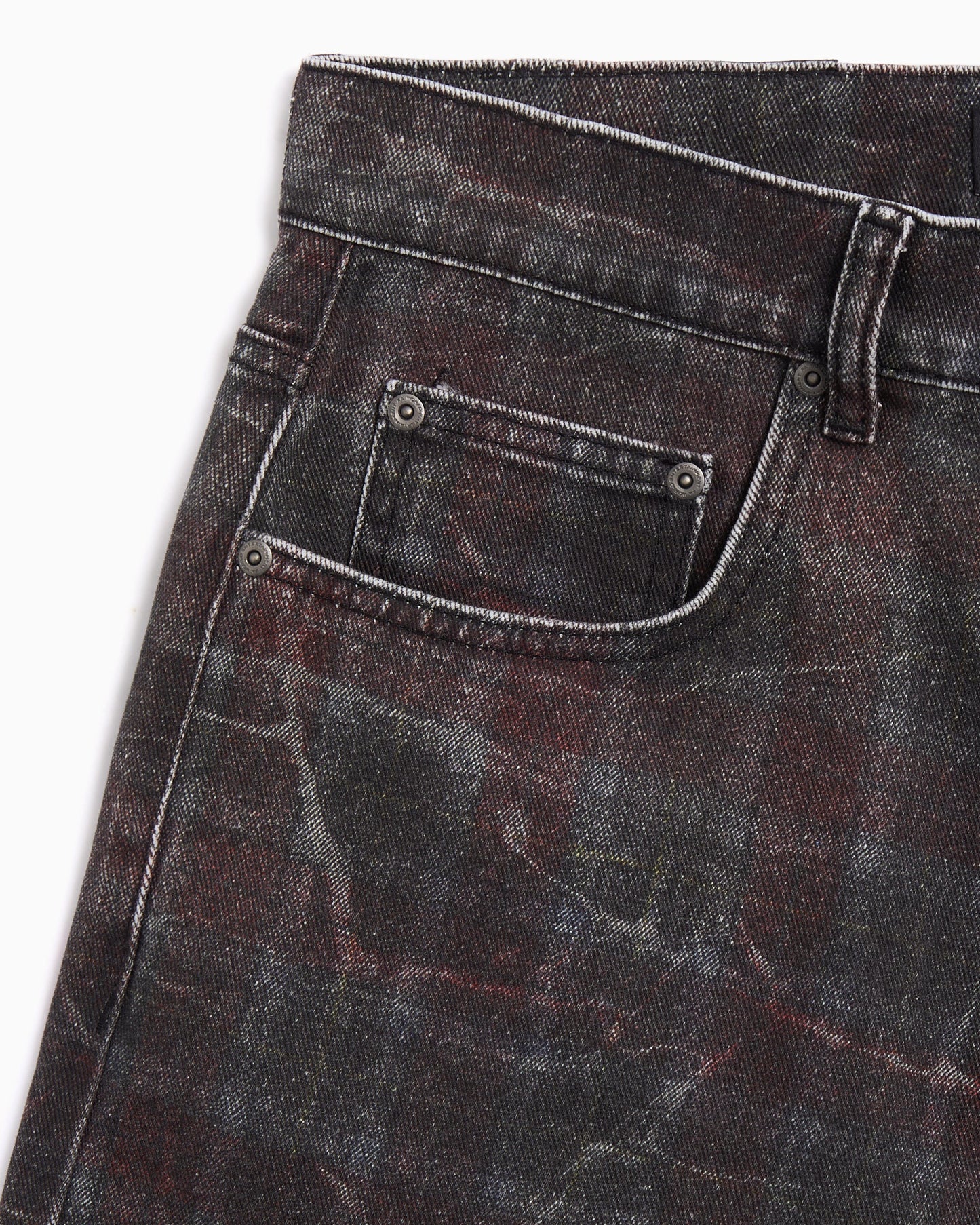 Pantalones cortos Plaid Denim Fucking Awesome Miller para hombre