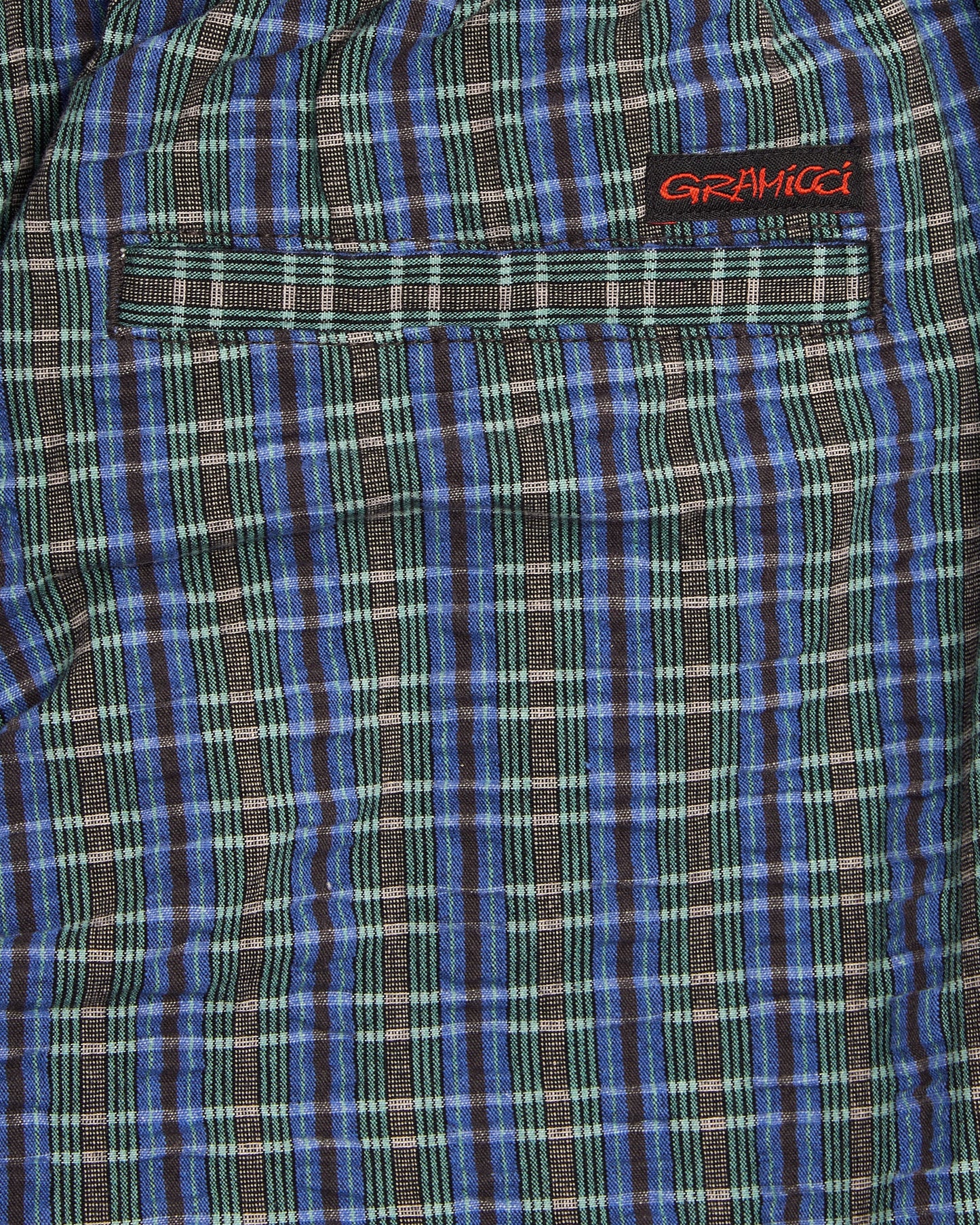 Pantalones cortos de cuadros Relaxed Gramicci O.G. G-Short Seersucker para hombre