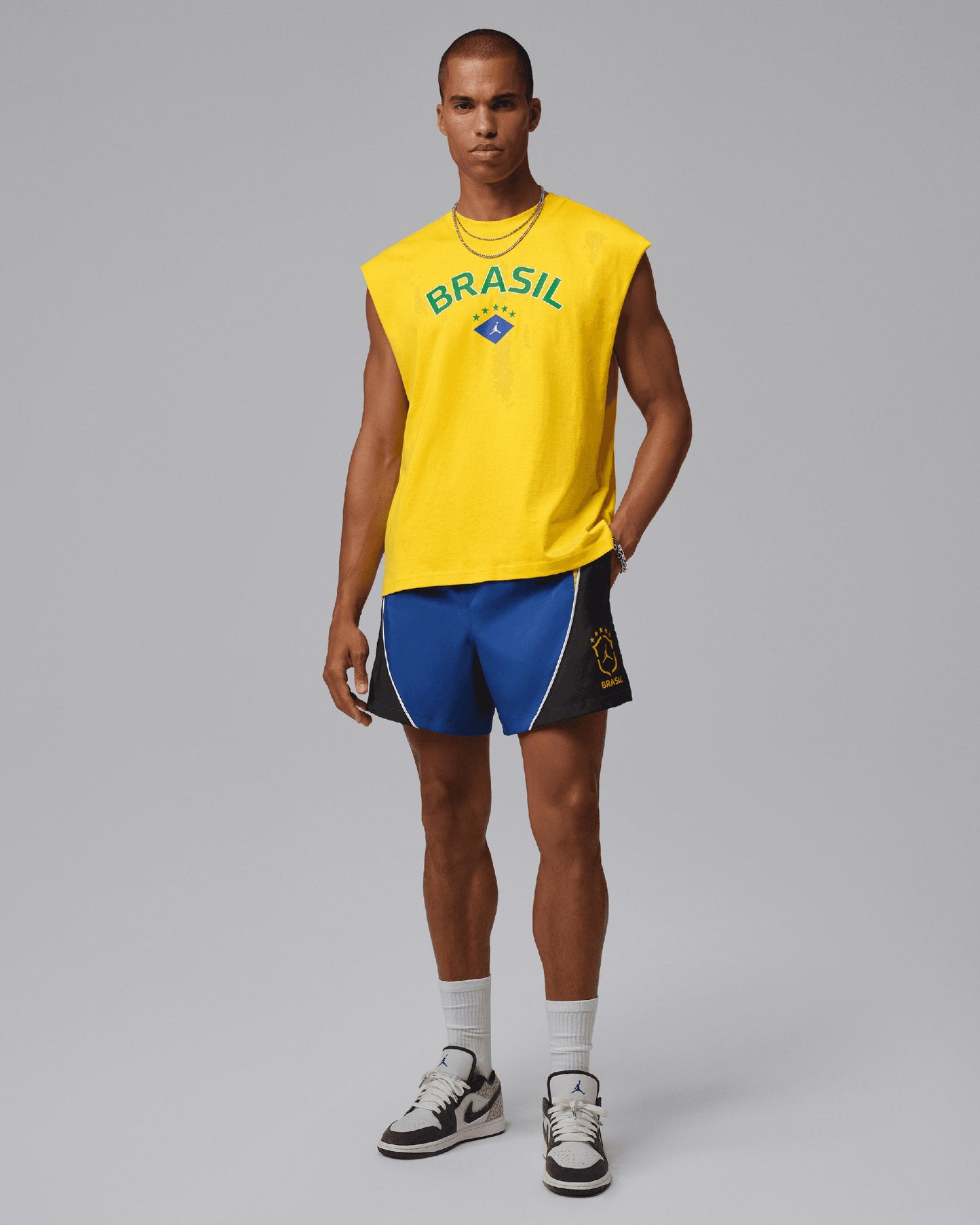Pantalones cortos Jordan Brooklyn Brasil para hombre