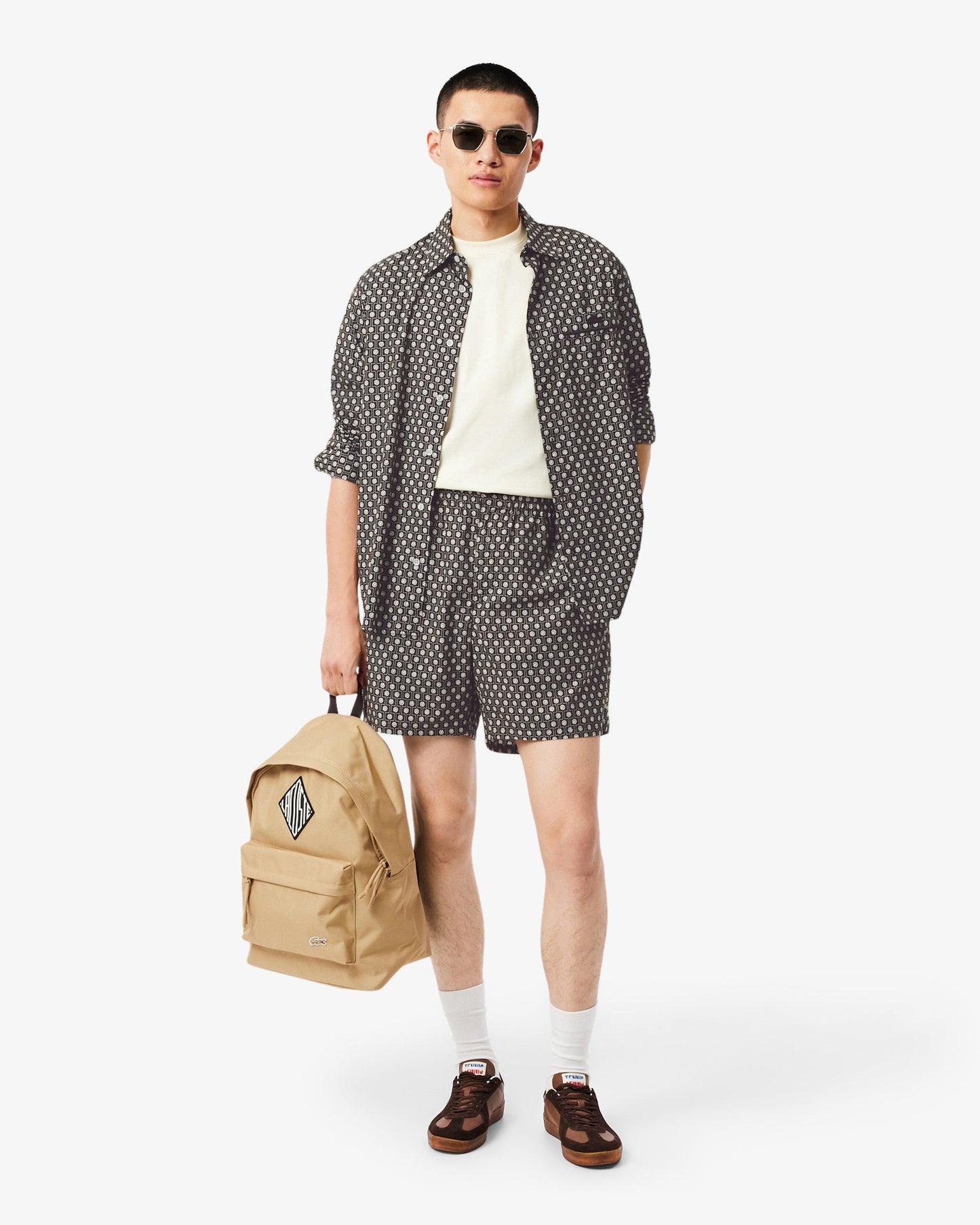 Pantalones cortos Relaxed Estampado Lacoste para hombre