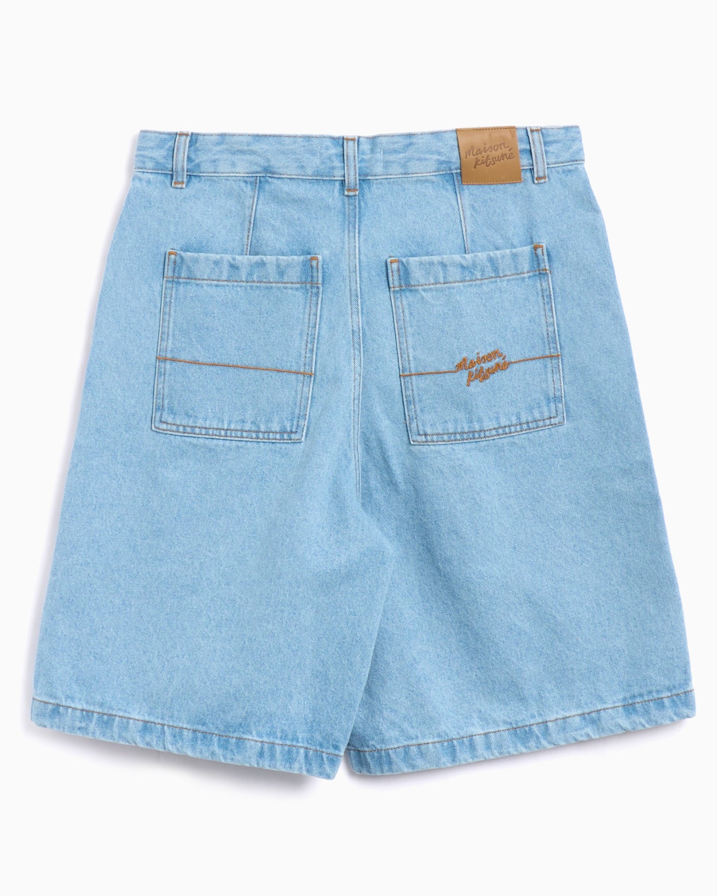 Pantalones cortos Maison Kitsuné Maison Kitsuné Workwear Men's Denim Shorts para hombre