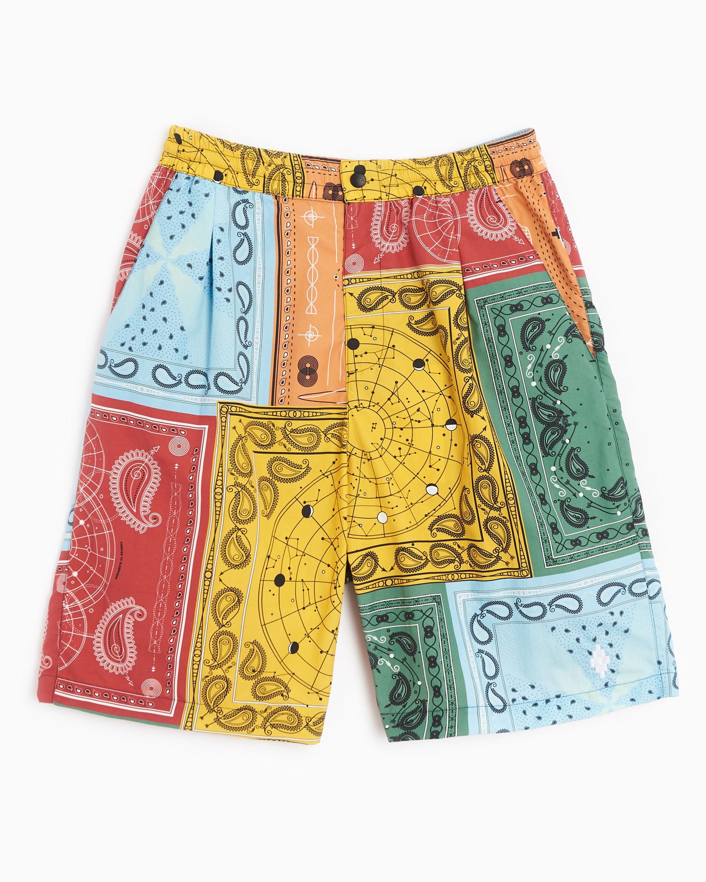 Pantalones cortos Marcelo Burlon County of Milan All Over Bandana Men's Nylon Shorts para hombre