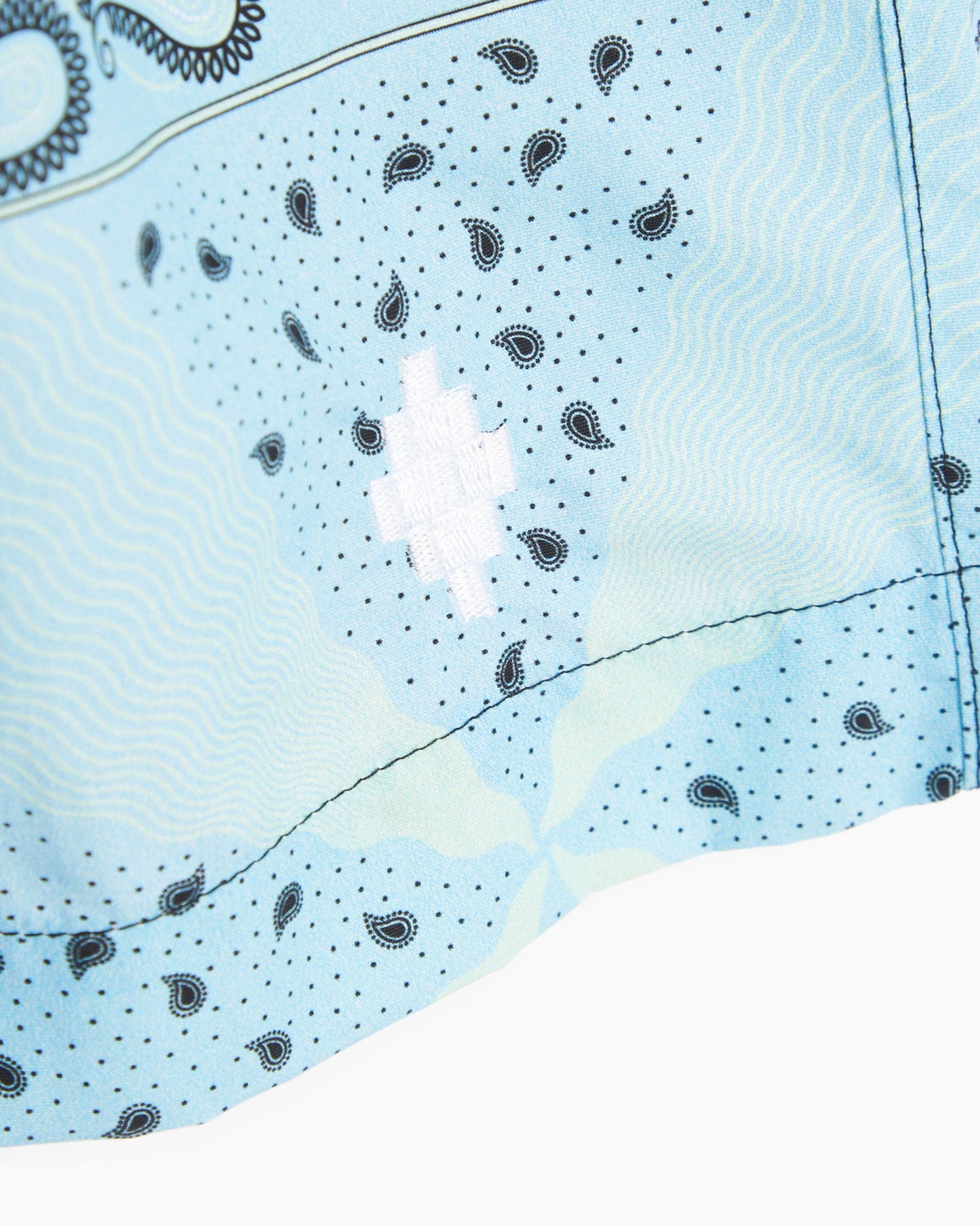 Pantalones cortos Marcelo Burlon County of Milan All Over Bandana Men's Nylon Shorts para hombre