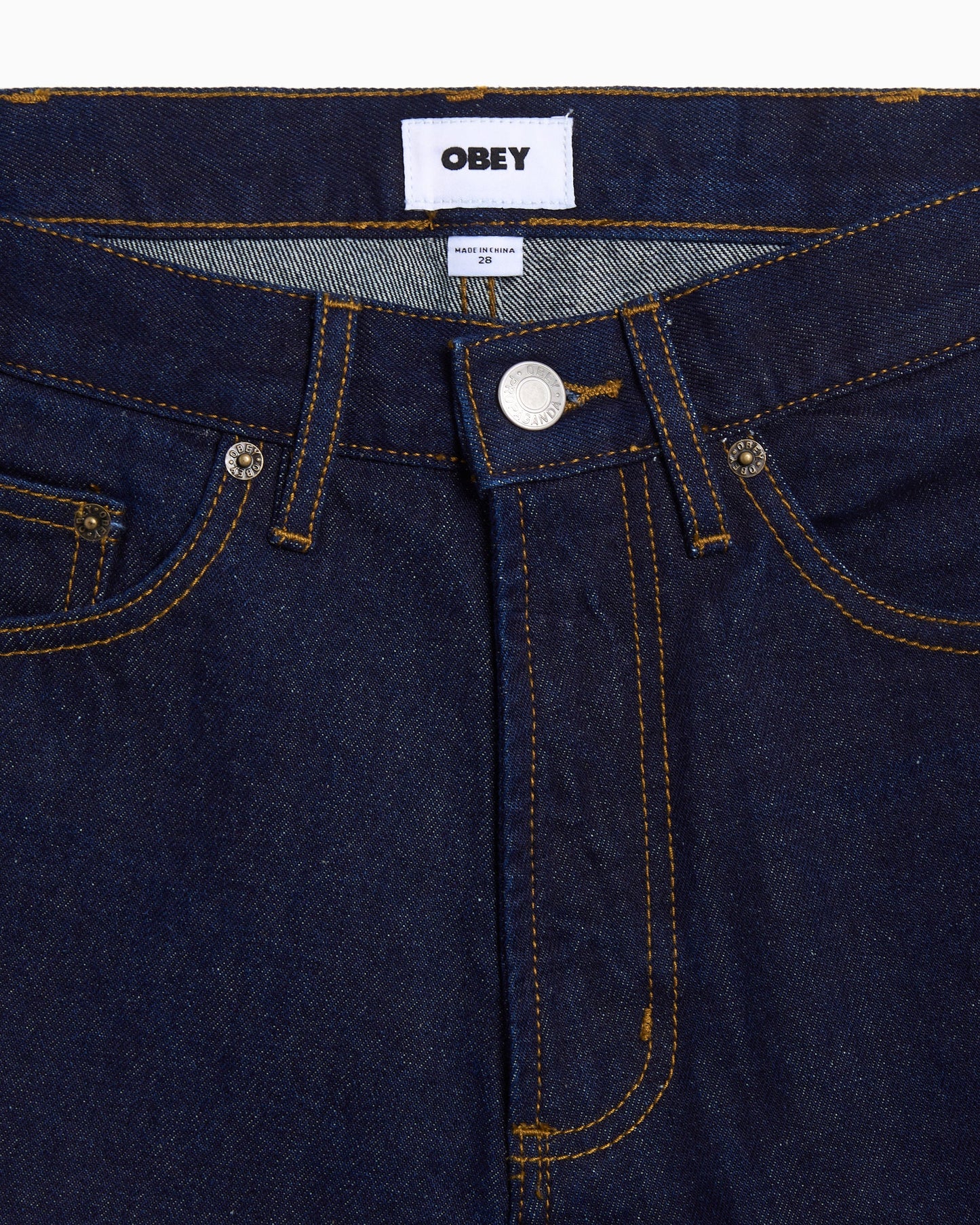 Pantalones cortos Relaxed Denim OBEY Clothing Bigwig para hombre