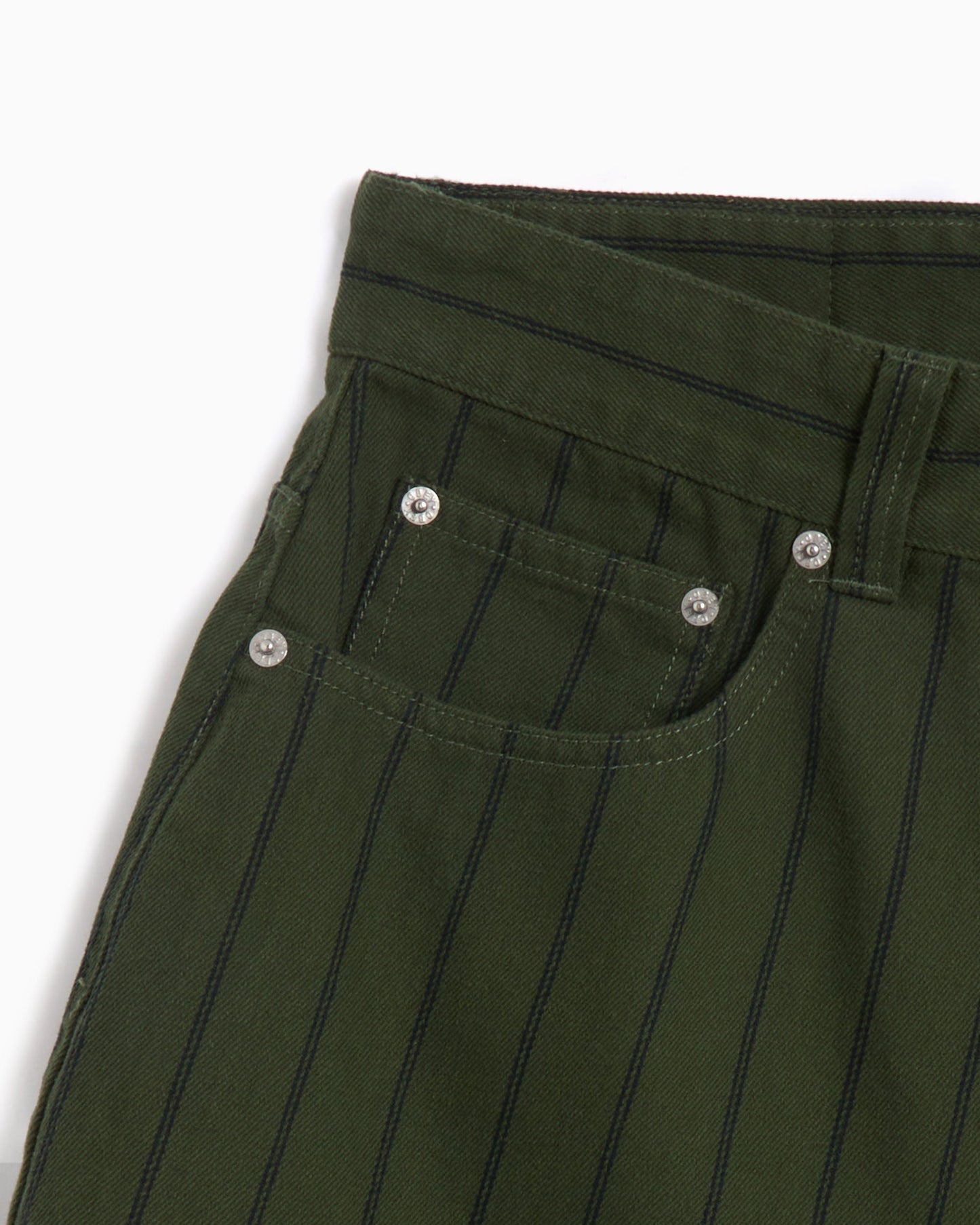 Pantalones cortos OBEY Clothing Stripe Men's Baggy Denim Shorts para hombre
