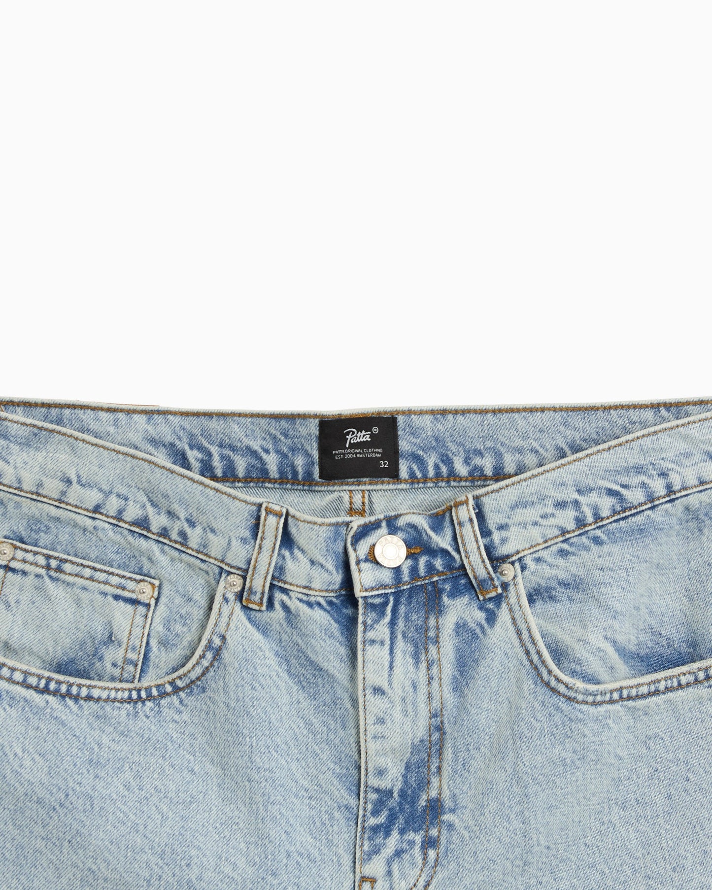 Pantalones cortos Oversize Patta Light Wash para hombre