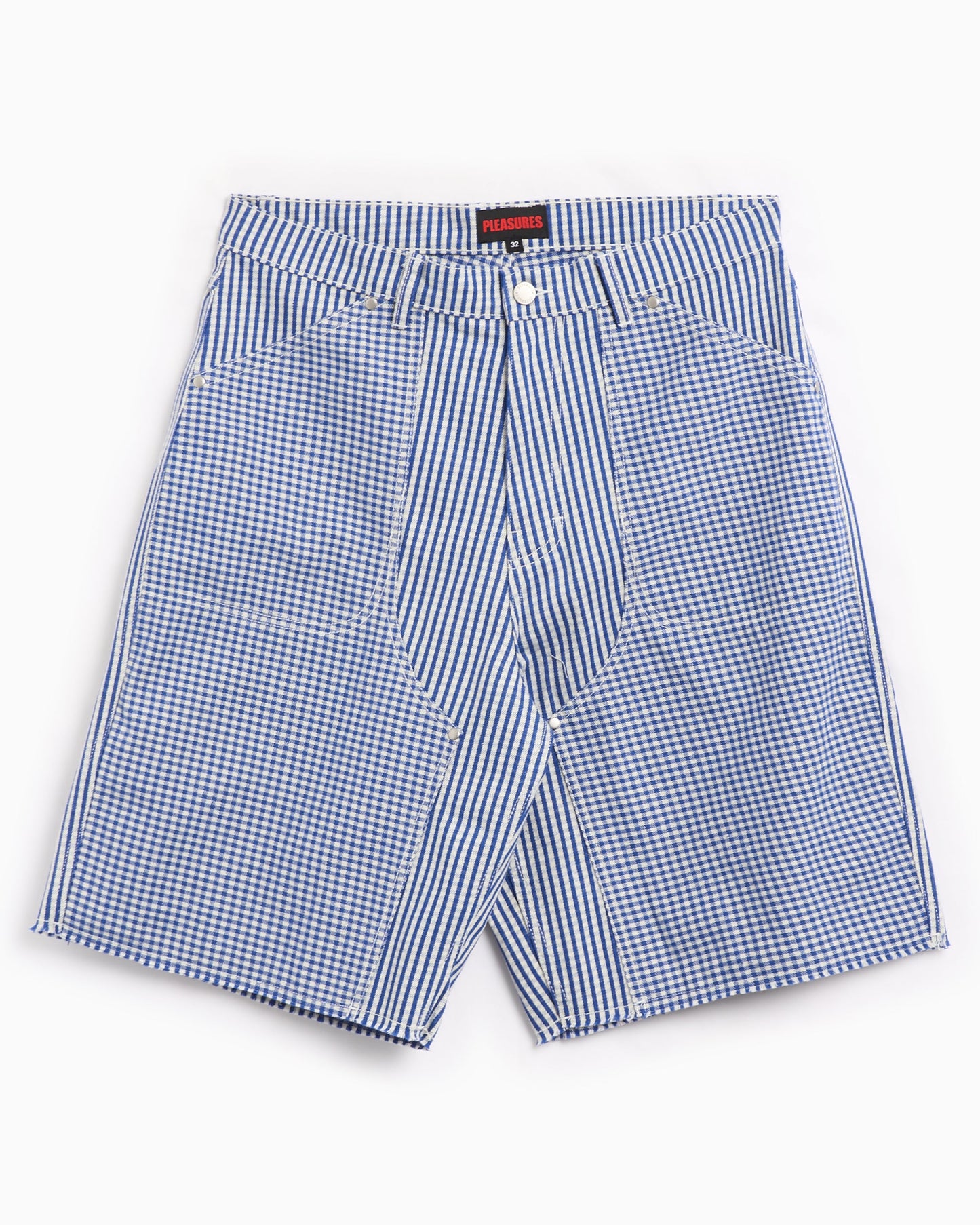 Pantalones cortos Pleasures Ultra Men's Plaid Shorts para hombre