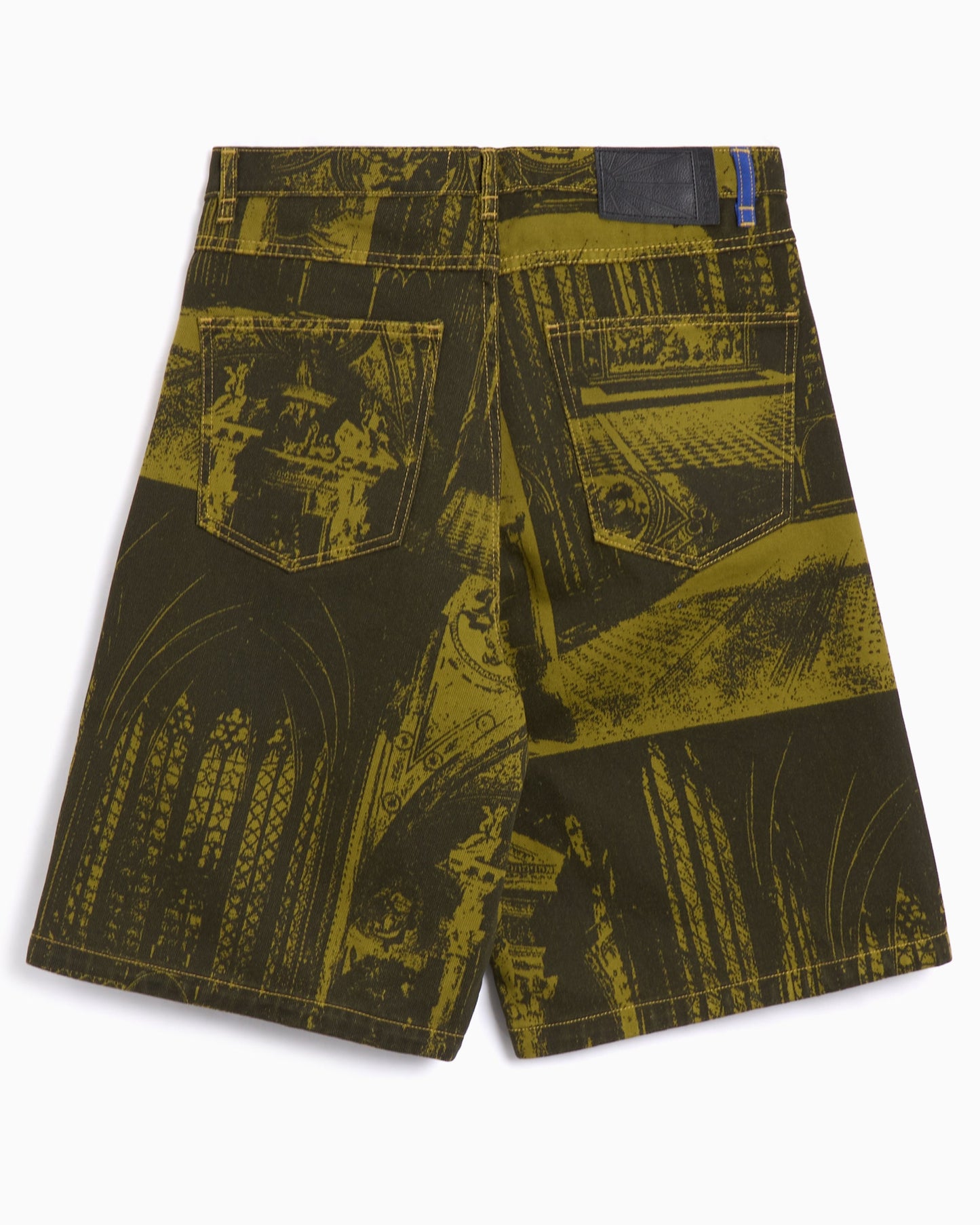 Pantalones cortos Rassvet Castle Printed Men's Denim Shorts para hombre