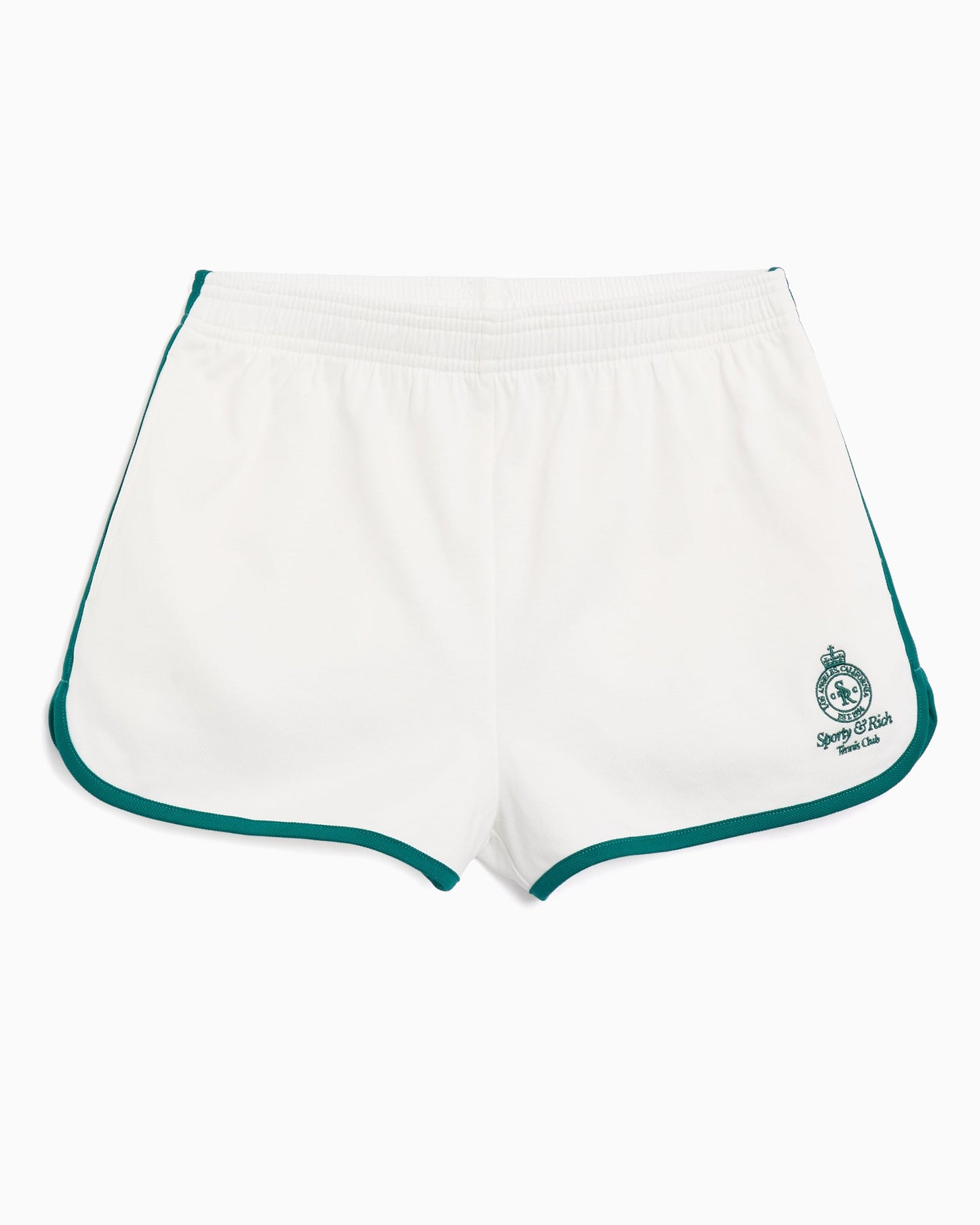 Pantalones cortos Crop Sporty & Rich Crown Tennis Pique para mujer