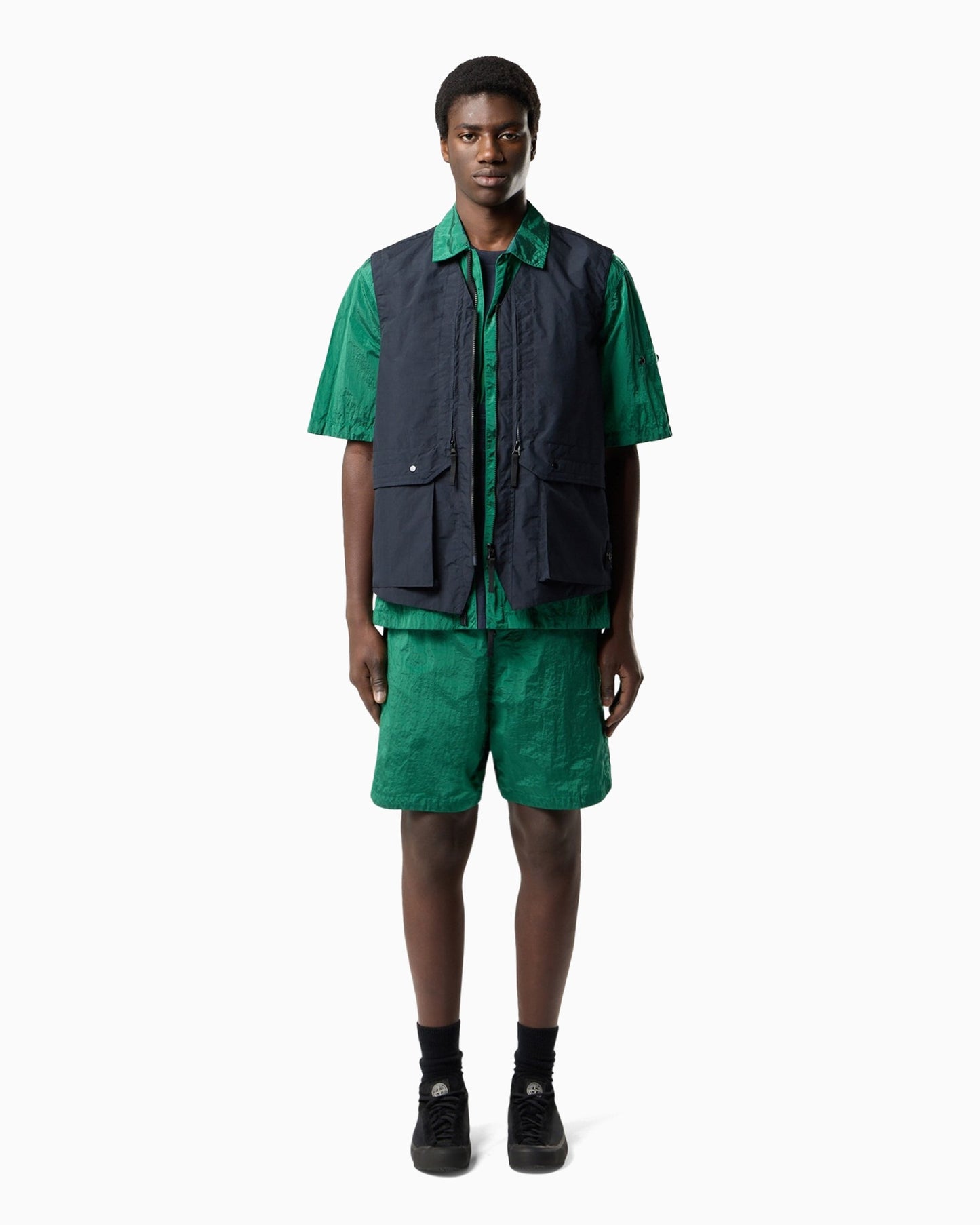 Pantalones cortos Relaxed Stone Island Econyl® para hombre
