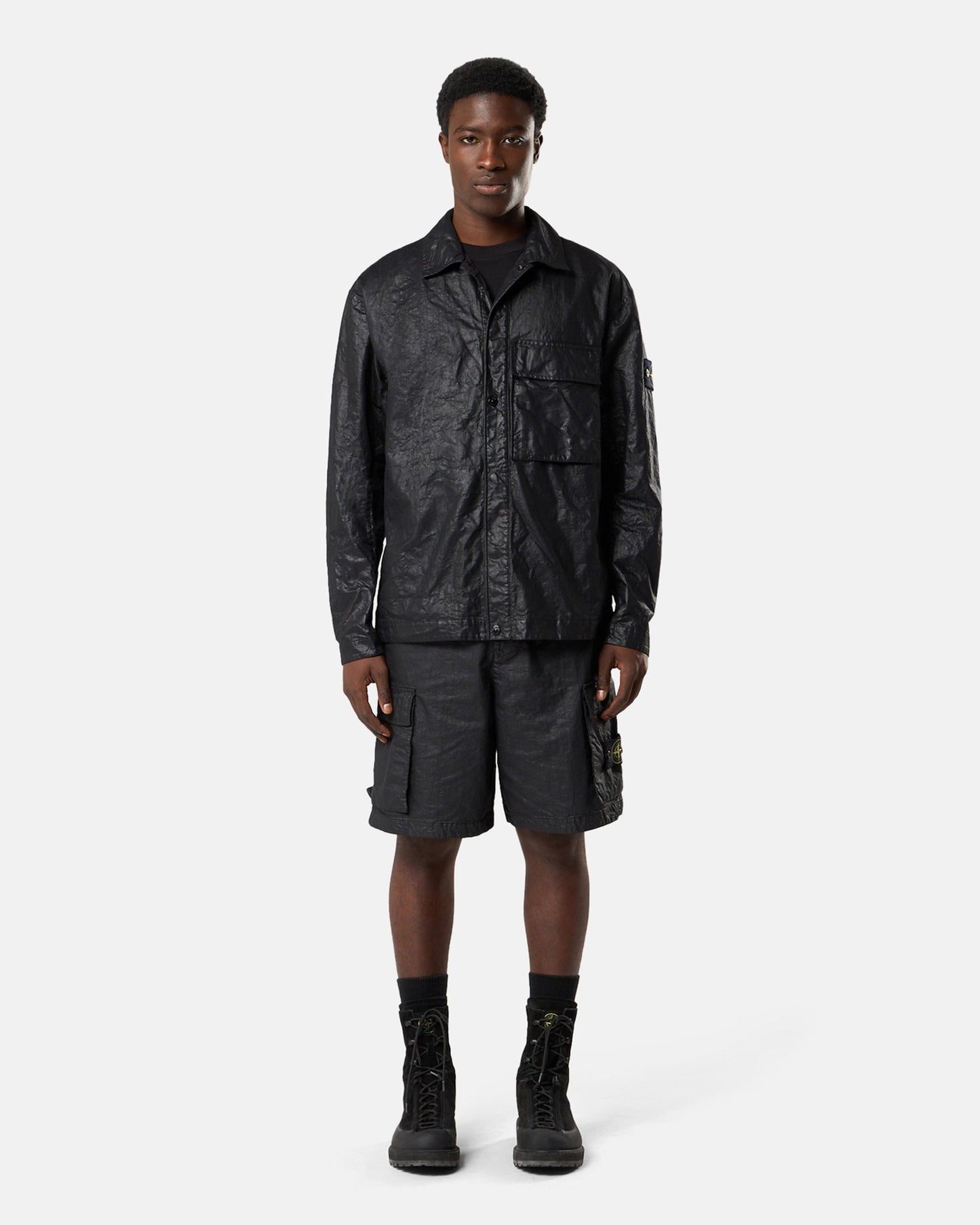 Pantalones cortos Relaxed Stone Island Nylon Panama para hombre