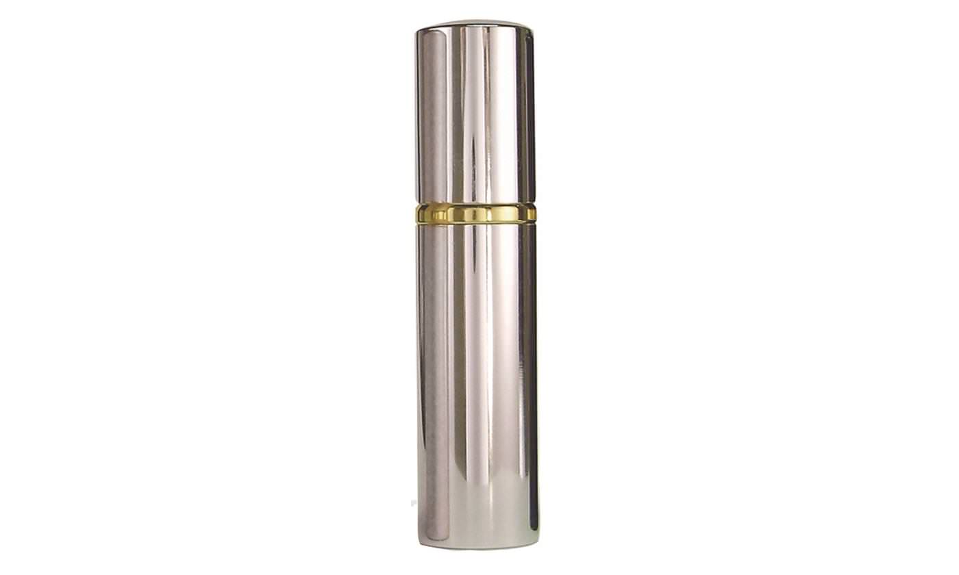Silver Lipstick Pepper Spray Women Discreet Self Defense Personal Security