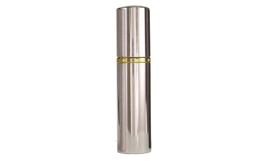 Silver Lipstick Pepper Spray Women Discreet Self Defense Personal Security
