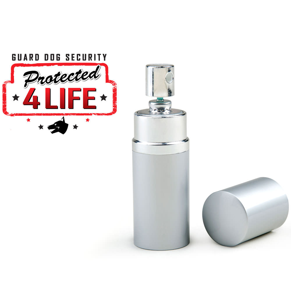 Silver Disguised Lipstick Pepper Spray Women Discreet For Personal Security
