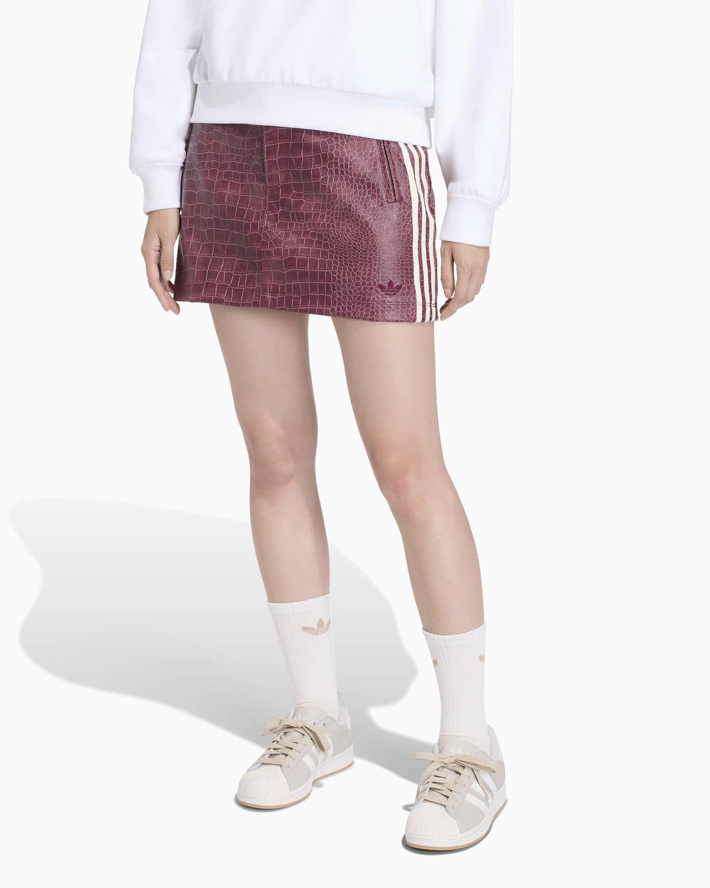 Falda corta adidas Originals Pleather para mujer