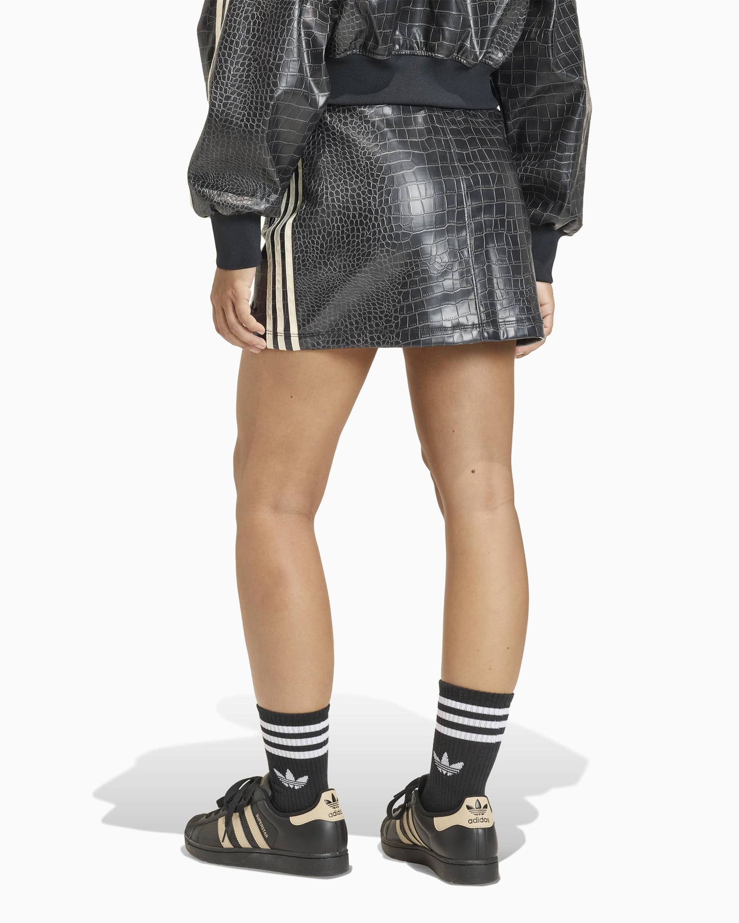 Falda corta adidas Originals Pleather para mujer