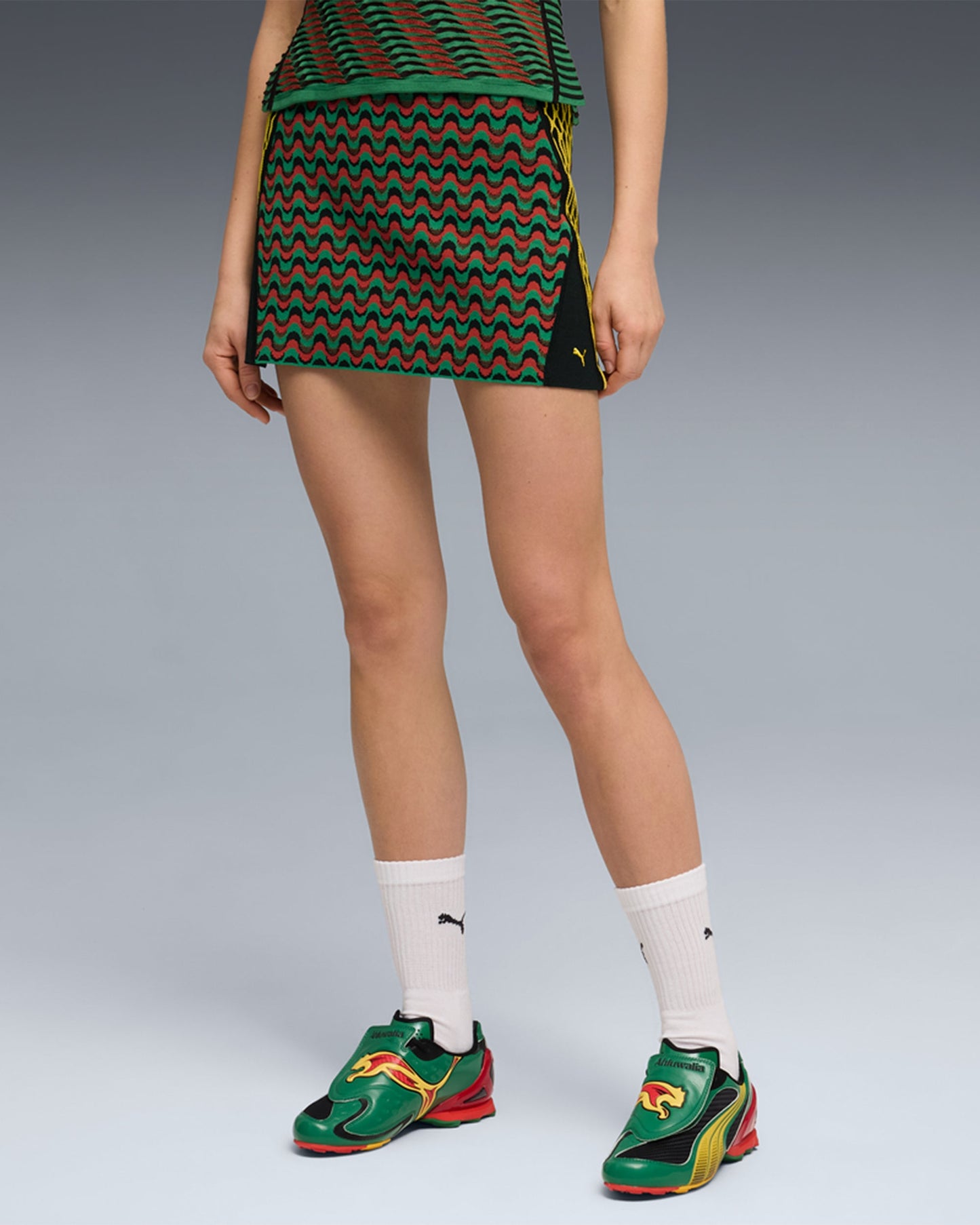 Falda corta con gráfico Slim Puma x Ahluwalia T7 para mujer