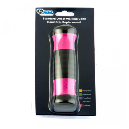Pink Hypalon Foam Grip: Comfort for Offset Canes