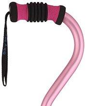 Chic Pink Walking Cane: Style & Comfort with Color Match