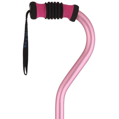Chic Pink Walking Cane: Style & Comfort with Color Match