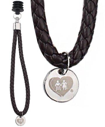 Black Leather Offset Strap - For Offset Canes Only