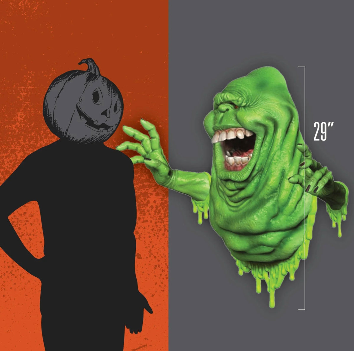 Ghostbusters - Life Size Slimer Glowing Wall Breaker