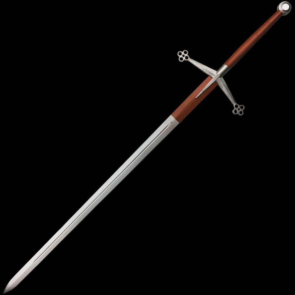 Kingston Arms Scottish Claymore Brown Handle w/Brown Ricasso