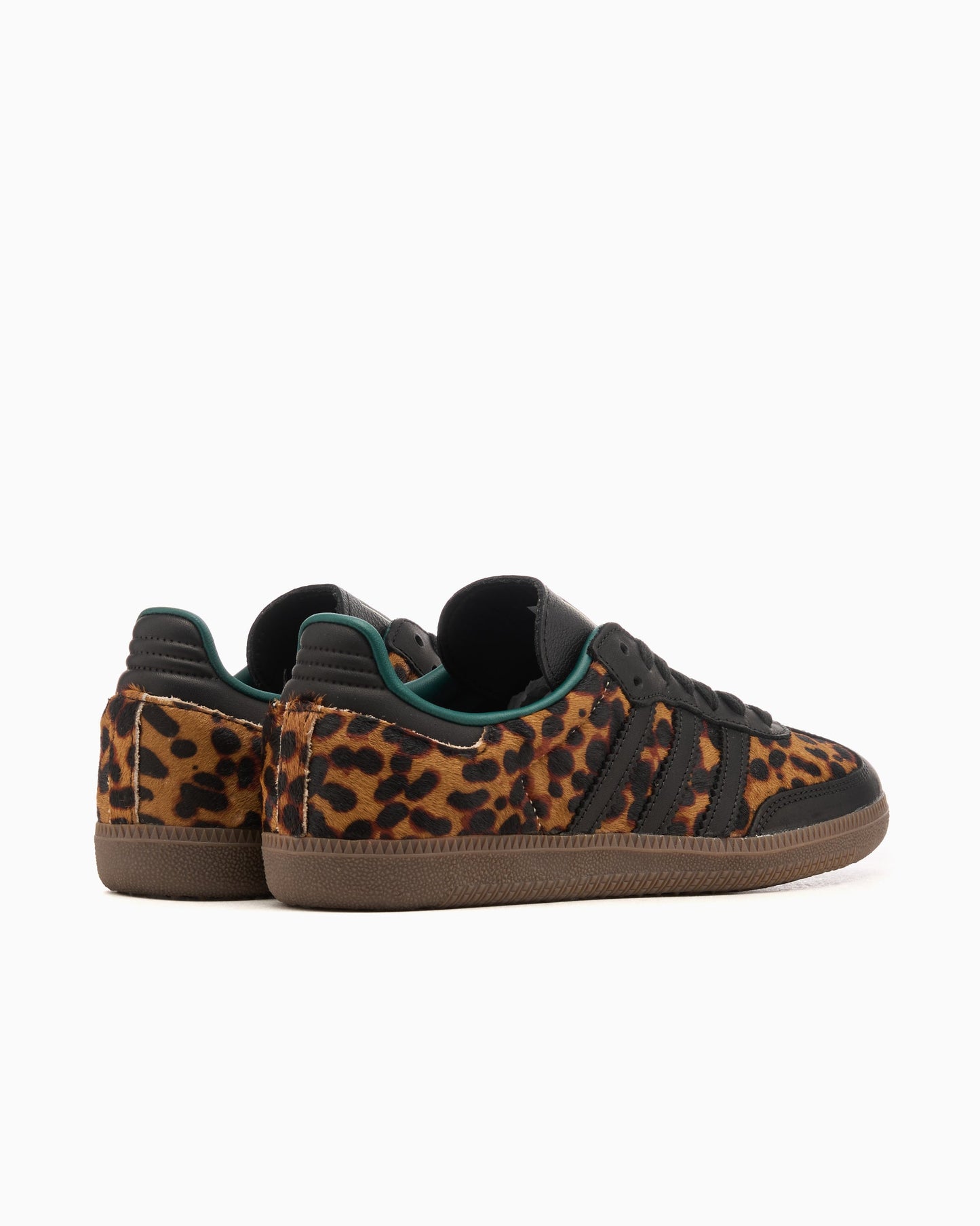adidas Originals Women's Samba OG "Black Green Leopard"